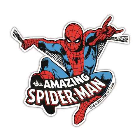 LOGOSHIRT Magnet, mit coolem Spider Man-Motiv