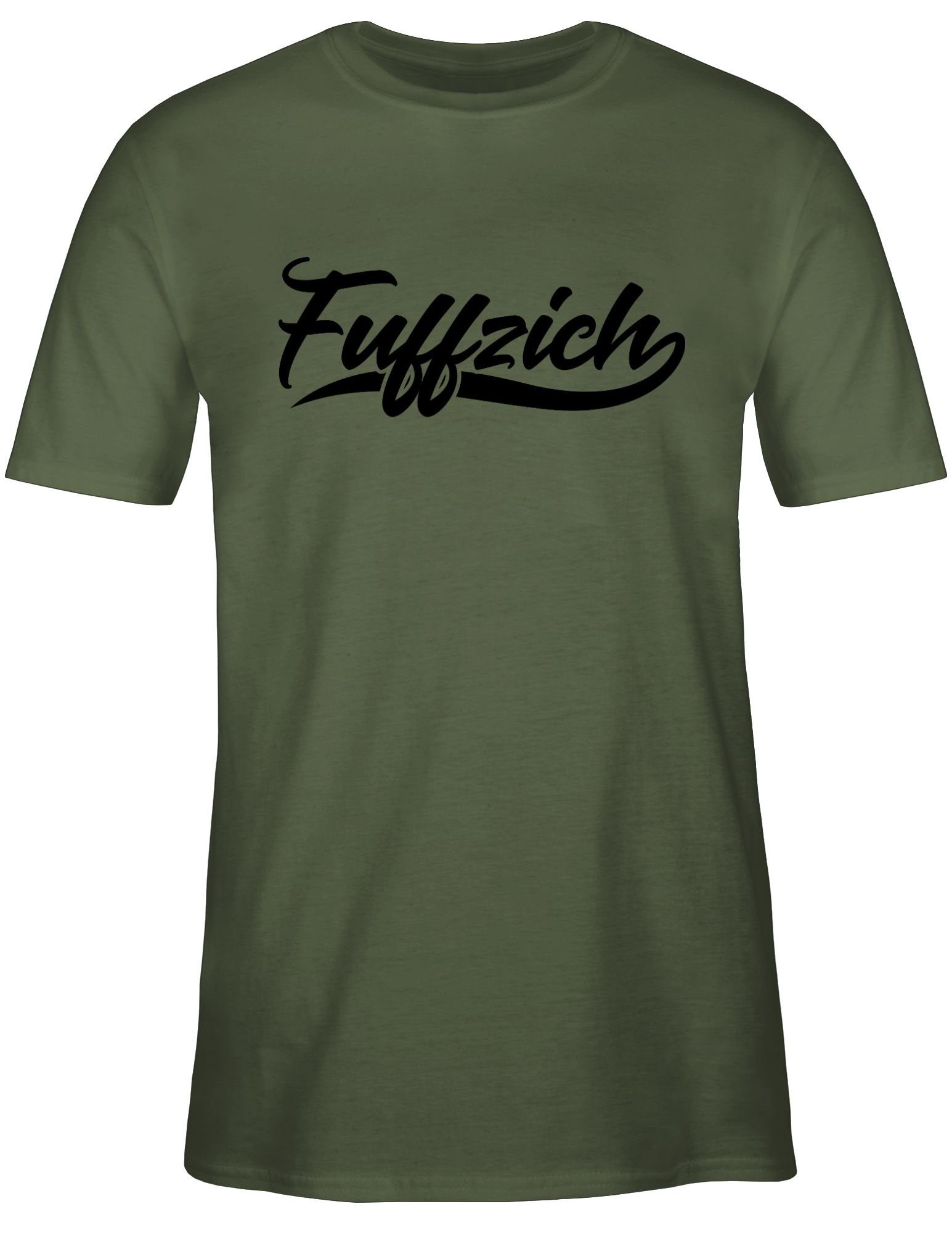 T-Shirt 50. 03 Army Geburtstag Fünfzig Fuffzich Shirtracer Grün