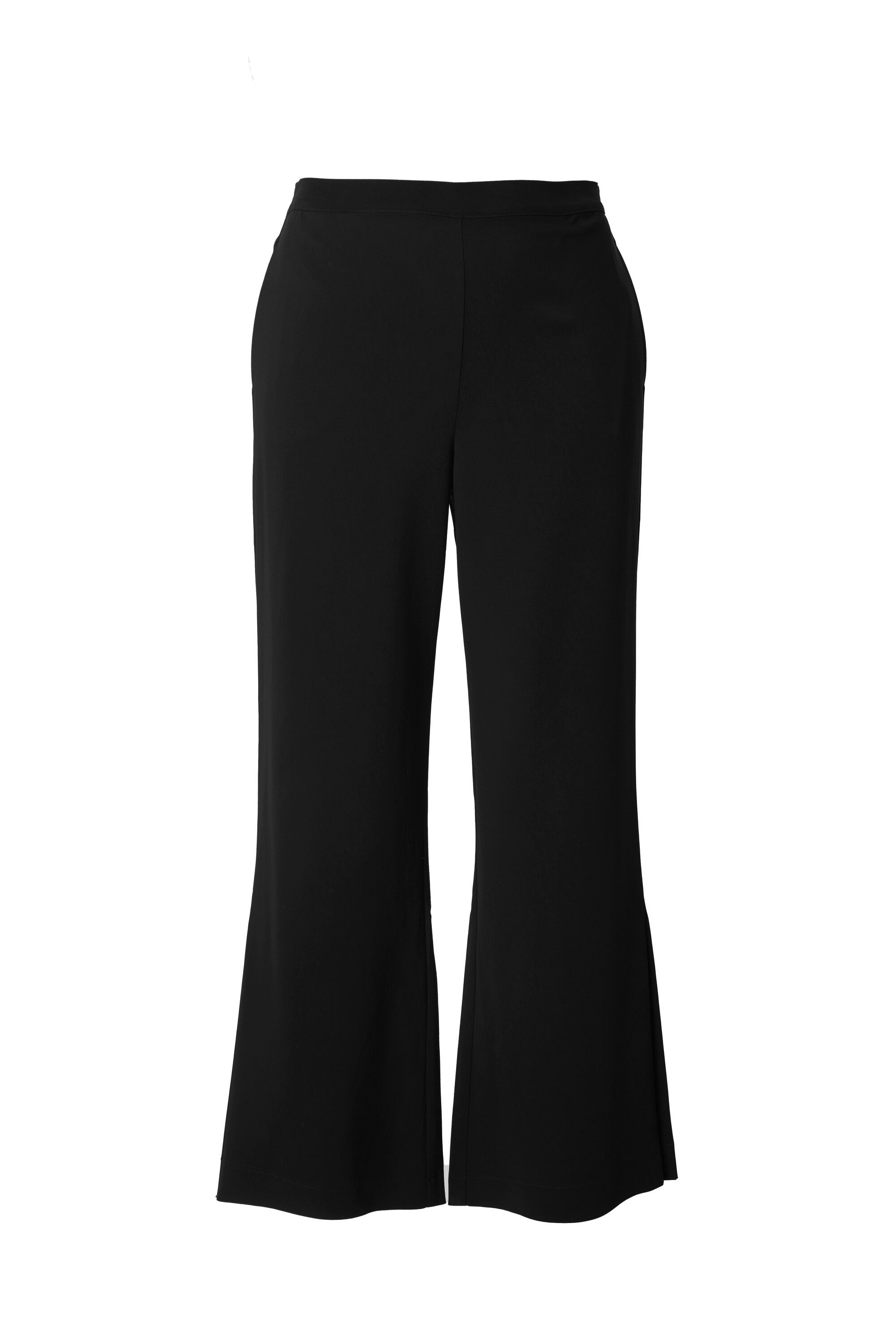 Ulla Popken Schlupfhose Hose Seitenschlitze weites Bein Komfortbund günstig online kaufen