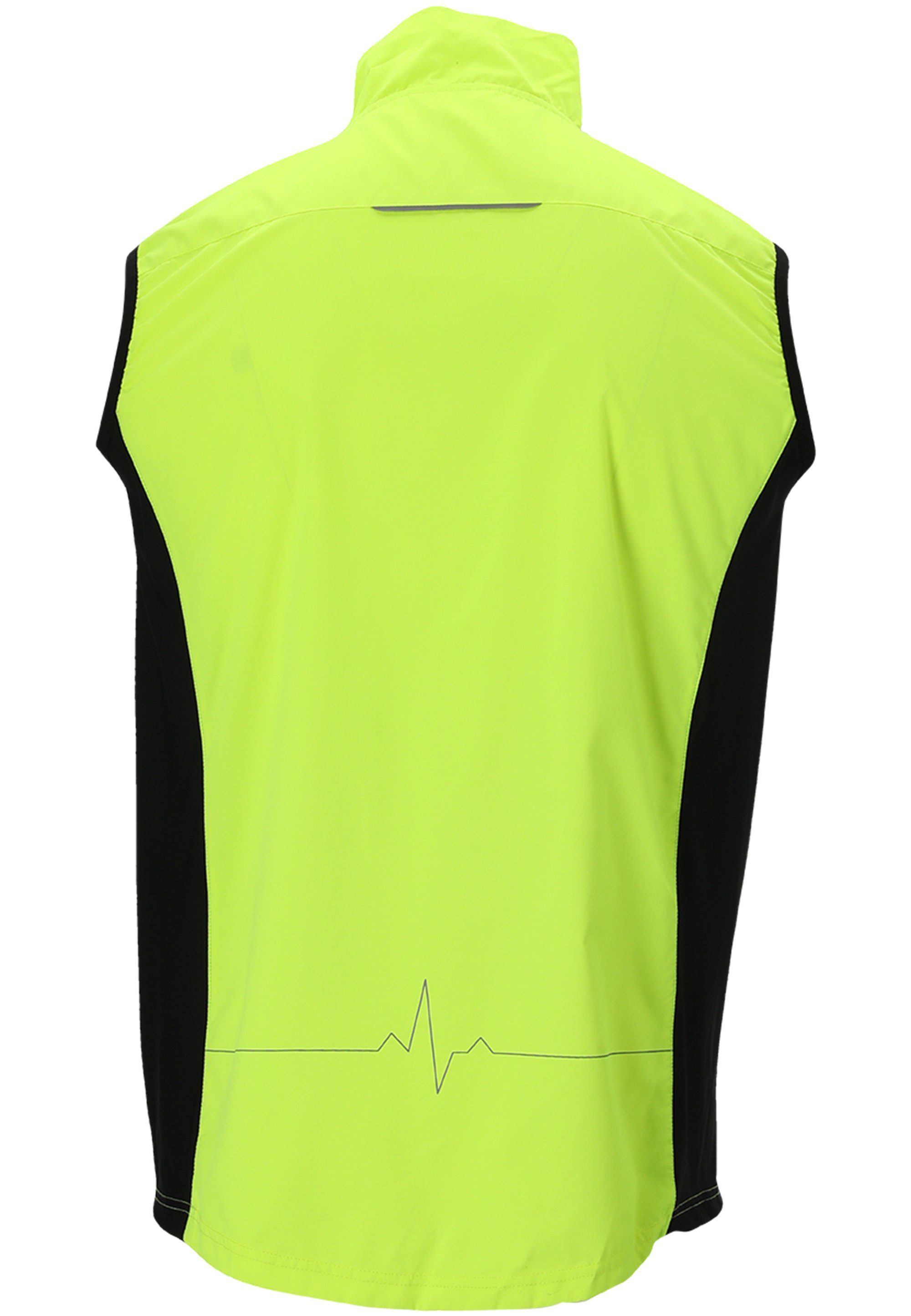 ELITE LAB Funktionsweste Shell X1 Elite mit hochwertiger Lauf-Ausstattung (wind -und wasserdicht)