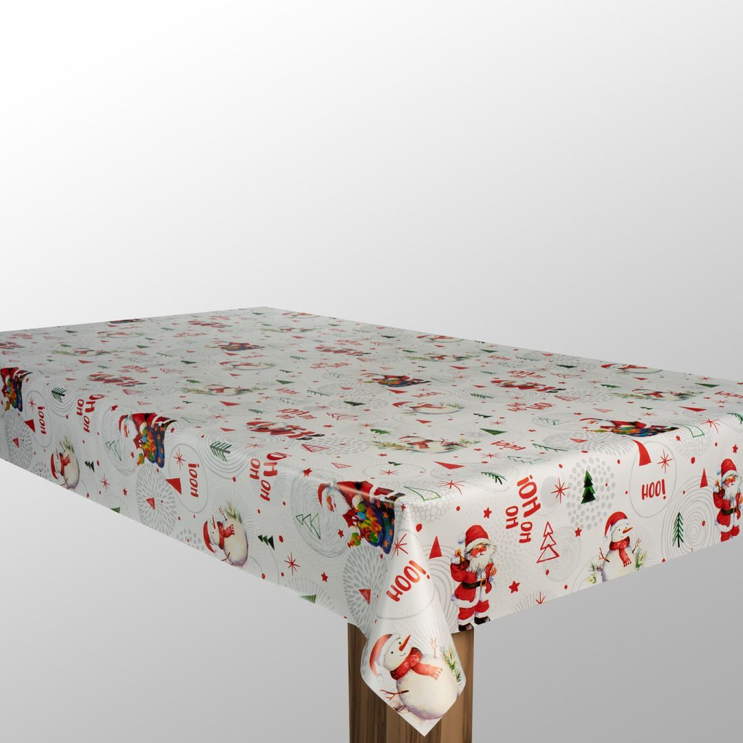 laro Tischdecke Wachstuch-Tischdecken Weihnachten Schneemann rechteckig – Bild 4 von 5