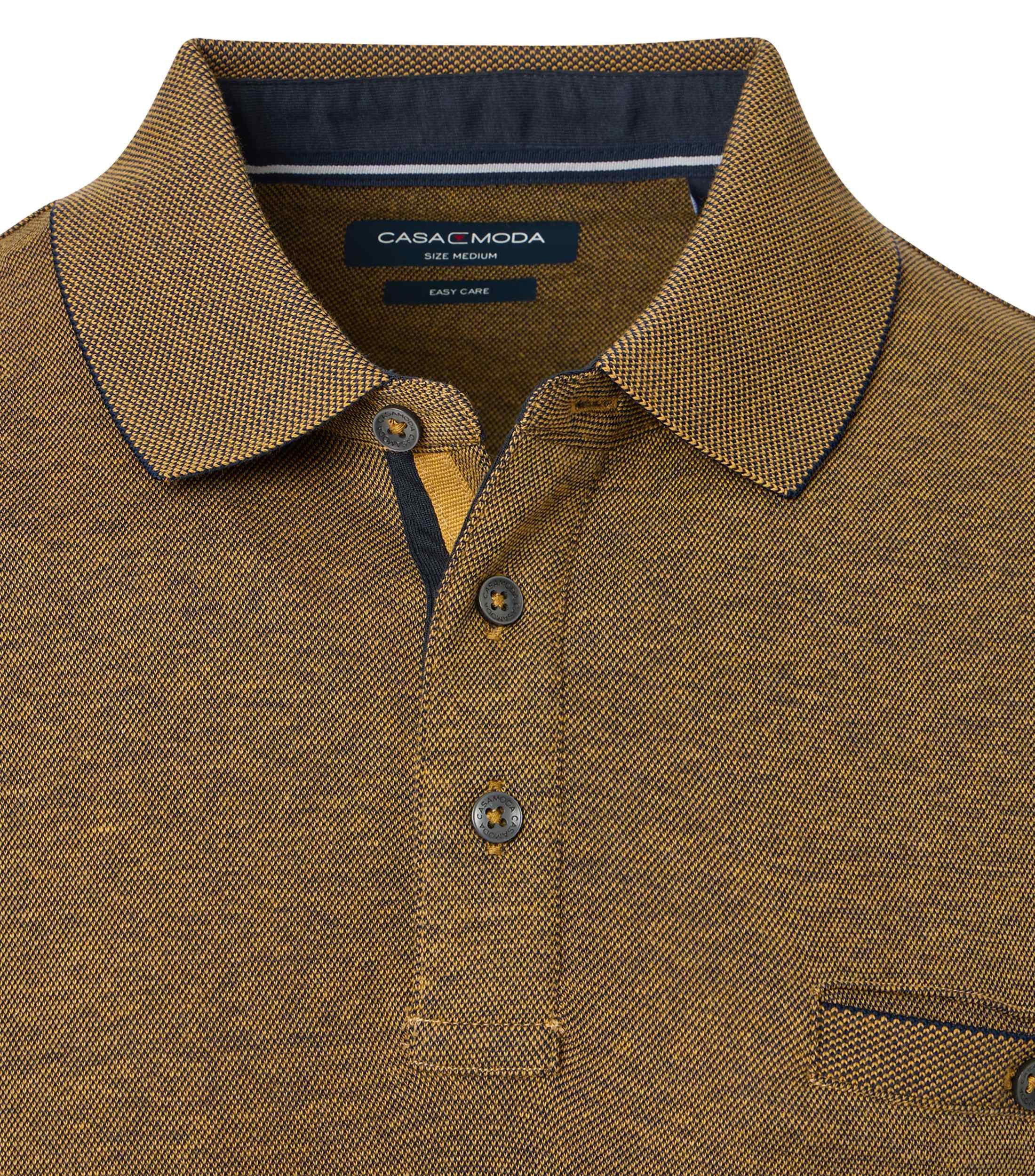 CASAMODA Langarm-Poloshirt CASAMODA Polo-Shirt Langarm uni