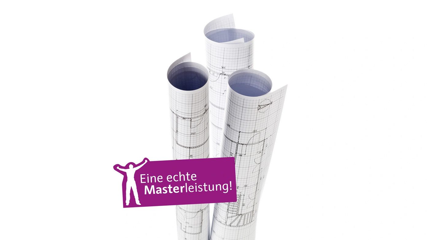 IGEPA group Plotterpapier 4 Rollen MasterJet CAD 90g/m² holfrei ungestrichen 61,0cm 50m
