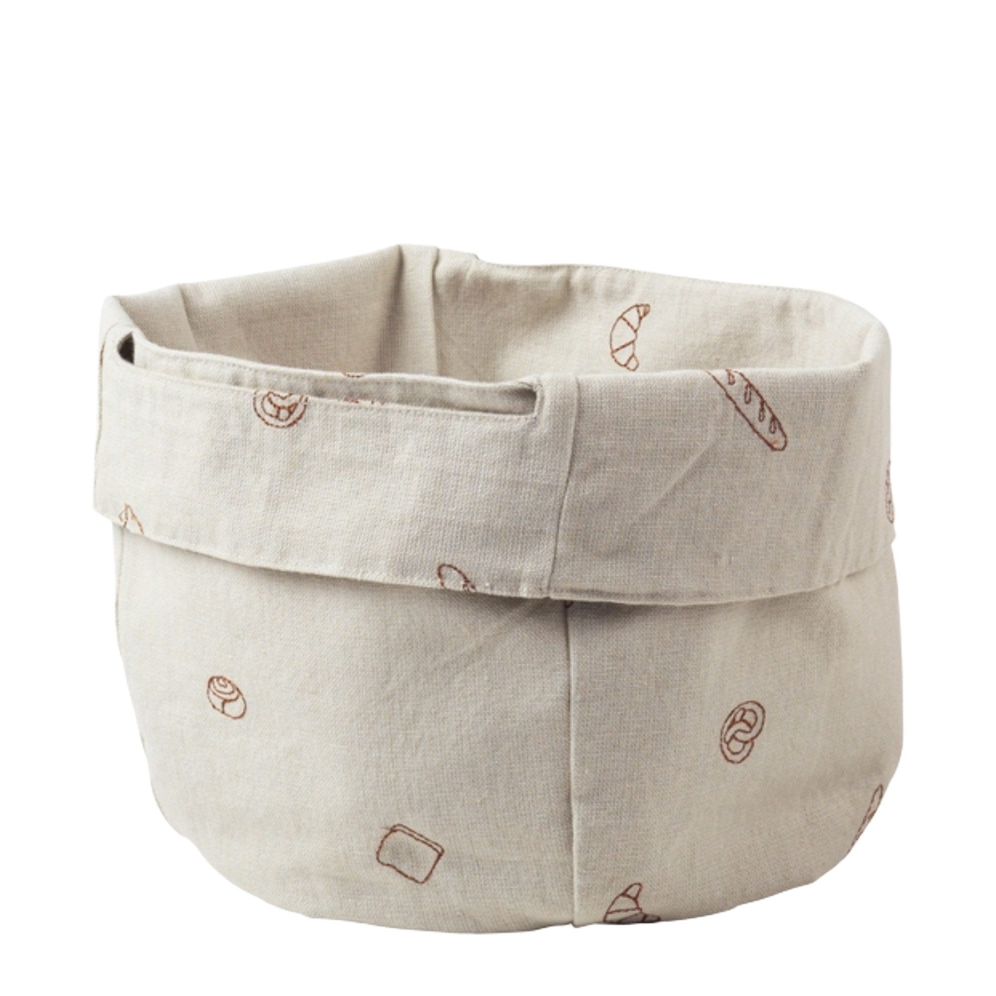 Broste Copenhagen Brotkorb Broste Copenhagen Bread Brotbeutel Caramel Brown, 100% Baumwolle