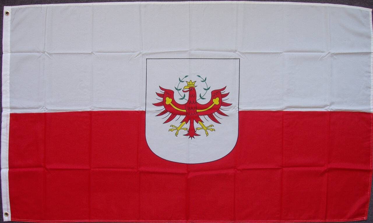 flaggenmeer Flagge 80 g/m² Wappen Tirol mit