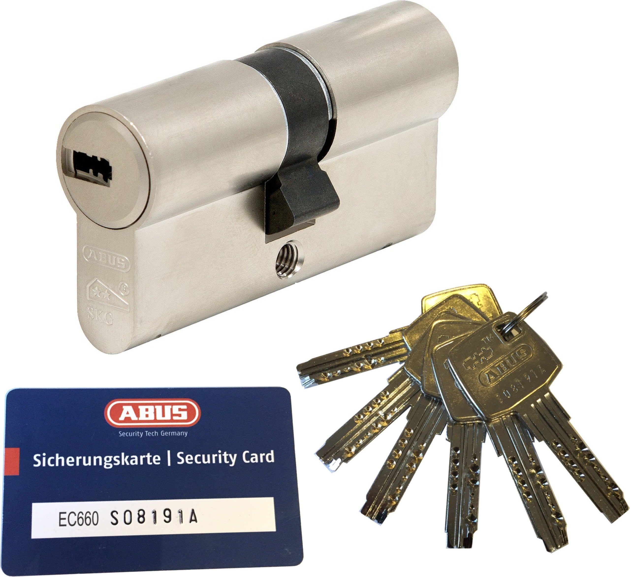 ABUS Profilzylinder ABUS EC660 Doppelzylinder versch. Längen, 3- 10 Schlüssel, Verschiedenschließend mit N+G