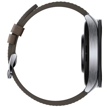 Xiaomi Watch 2 Pro - 4G LTE mit Leder Armband Smartwatch (3,63 cm/1,43 Zoll), mit Edelstahlgehäuse und LTE-Konnektivität, 3,63 cm (1,43 Zoll) Always-on-AMOLED-Display