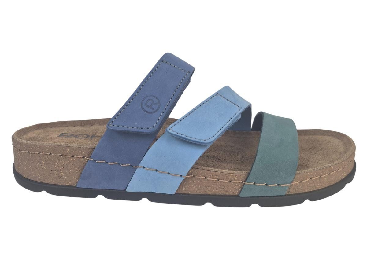Rohde Nubuk petrol Pantolette