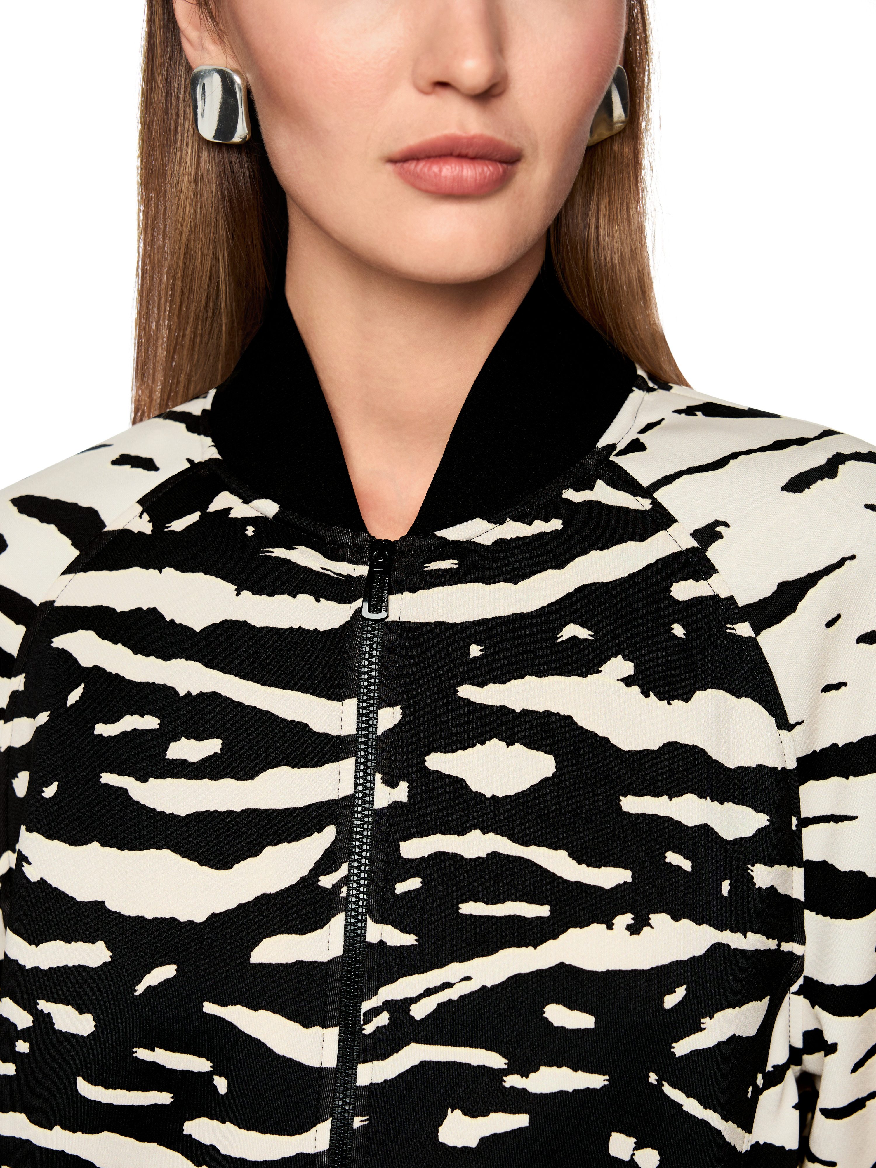 Marc Cain Blouson Tiger Mania Premium Damenmode mit Animal Print