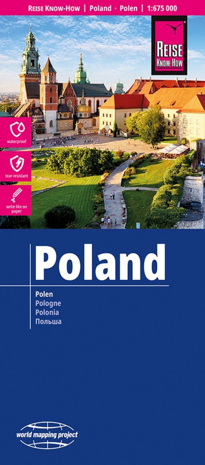 Reise Know-How Landkarte Polen, Poland (1:675.000) / diverse, world mapping project