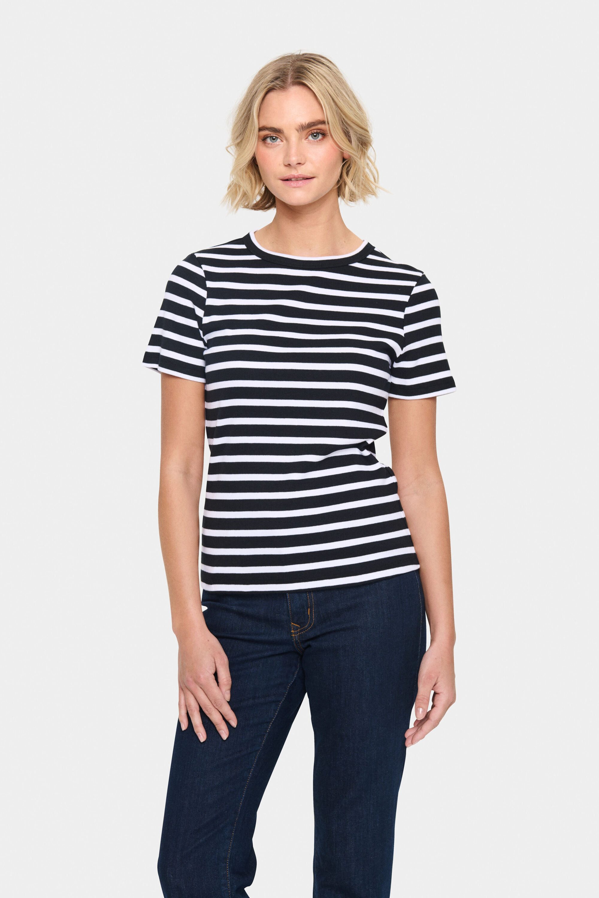Saint Tropez Blusentop T-Shirt kurzarm AsterSZ