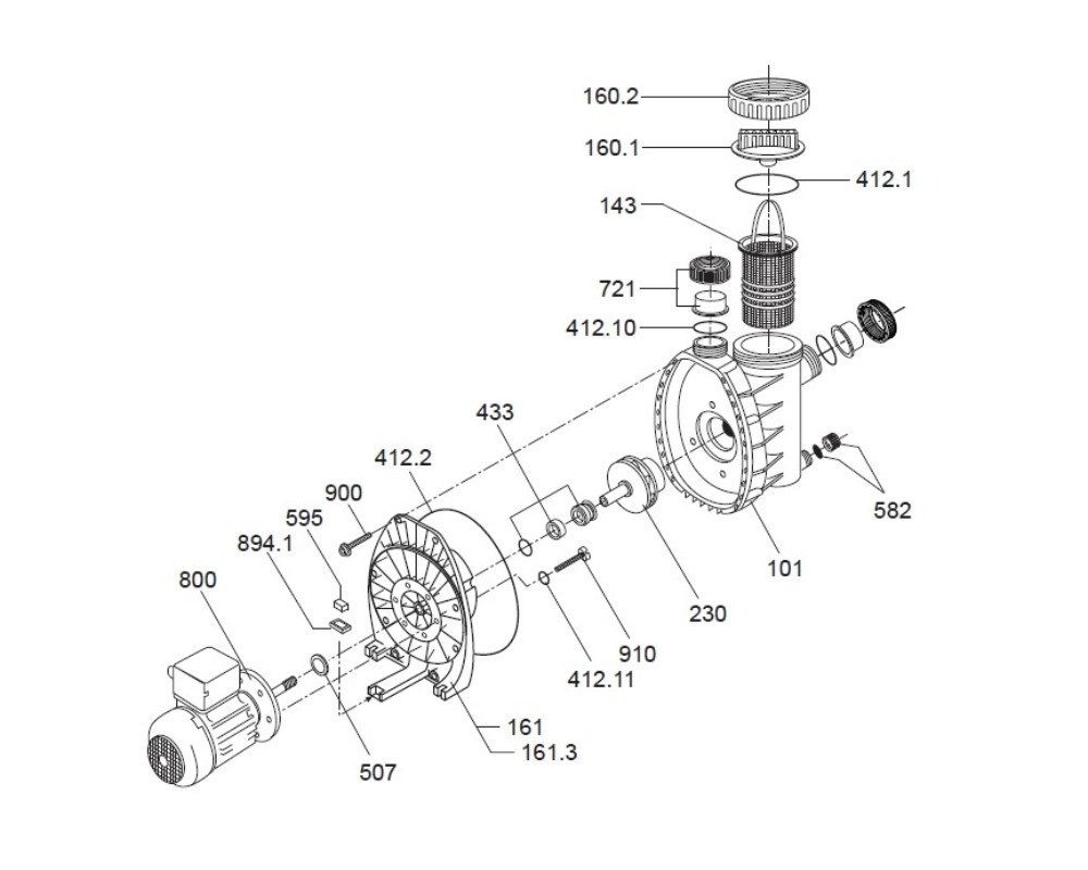Speck Pumpen Filterpumpe O-Ring für Gehäuse Speck BADU Magic