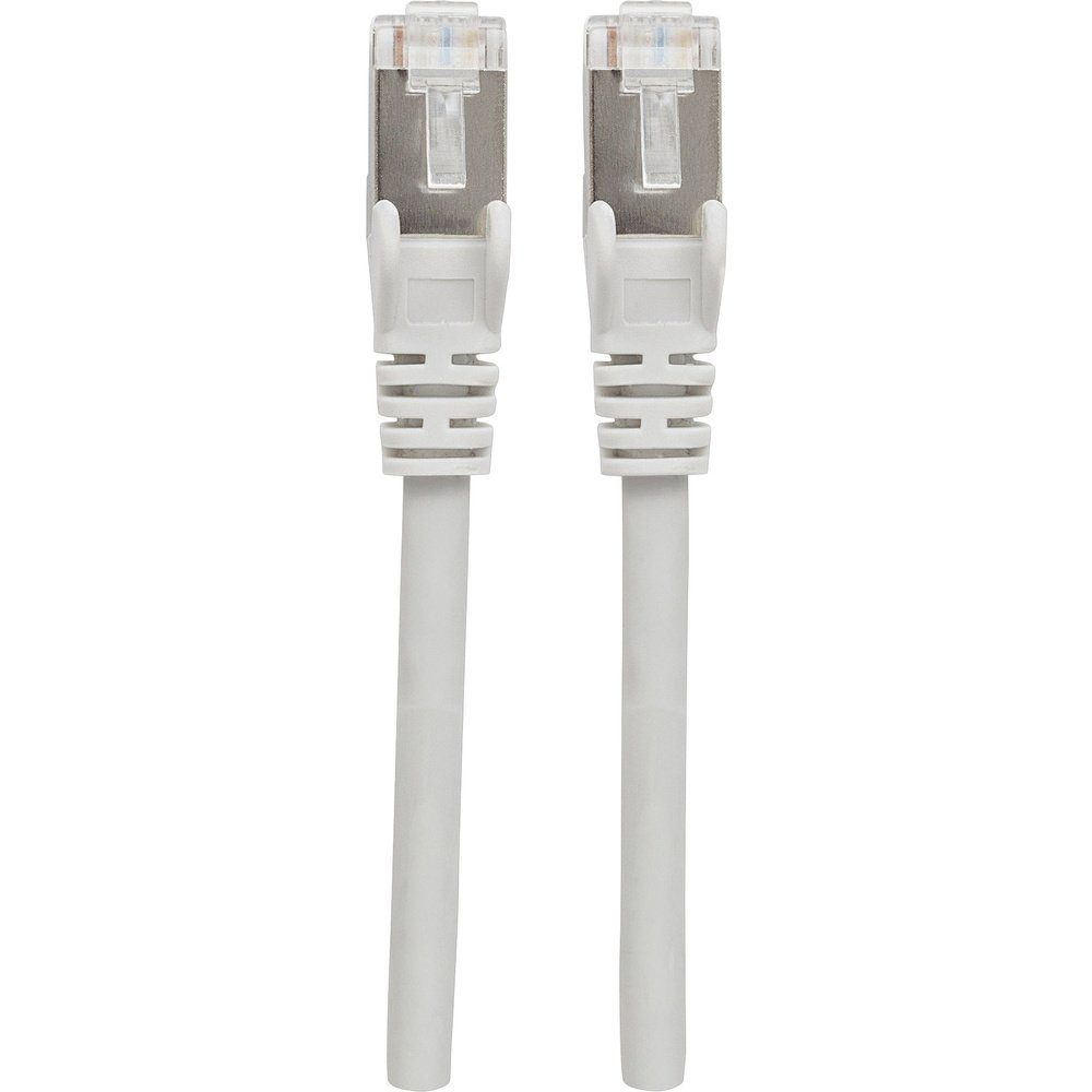 Intellinet Intellinet 317245 RJ45 Patchkabel CAT 6a S/FTP 5.00 m Grau Folienschir Netzkabel, (500.00 cm)