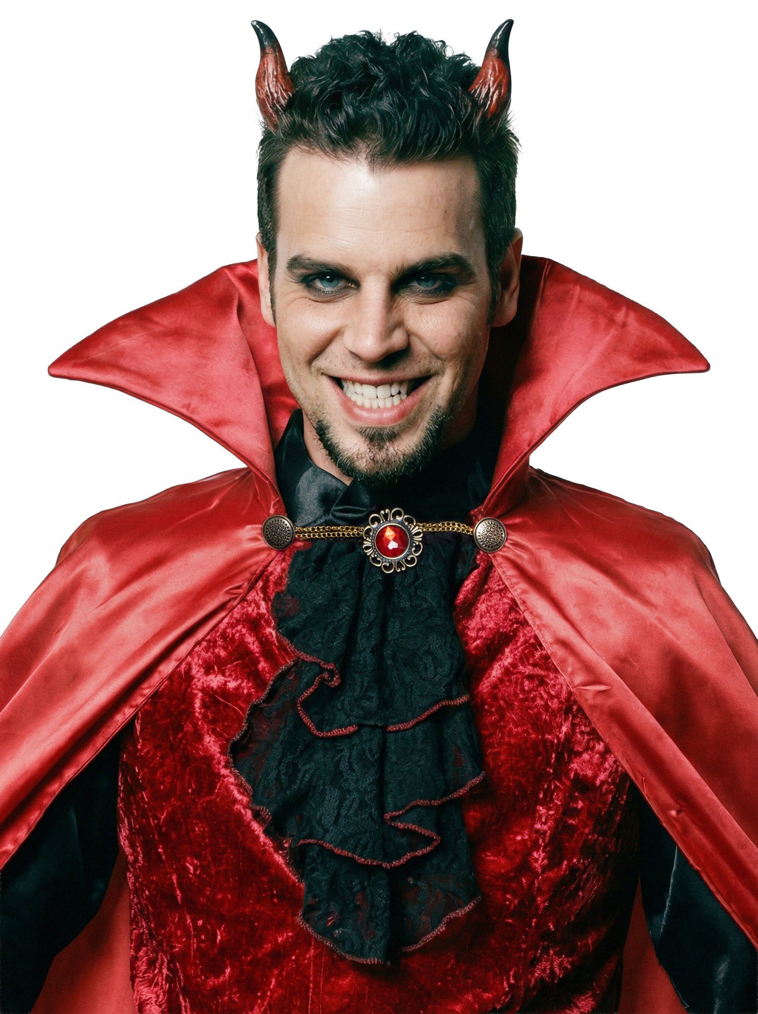 In Character Teufel-Kostüm Teufel - Karnevalskostüm Faschingskostüm Herren, Teuflisches Halloween-Kostüm für Männer