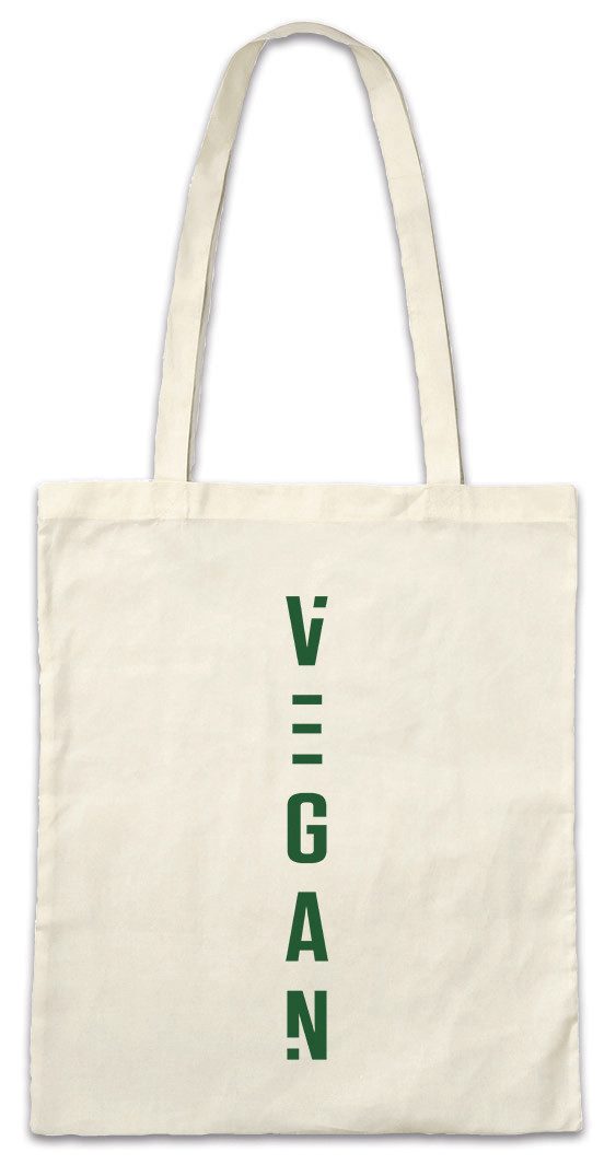 Beuteltasche Vegan Font Stofftasche Veganer Speziesismus Vegetarier Veganismus