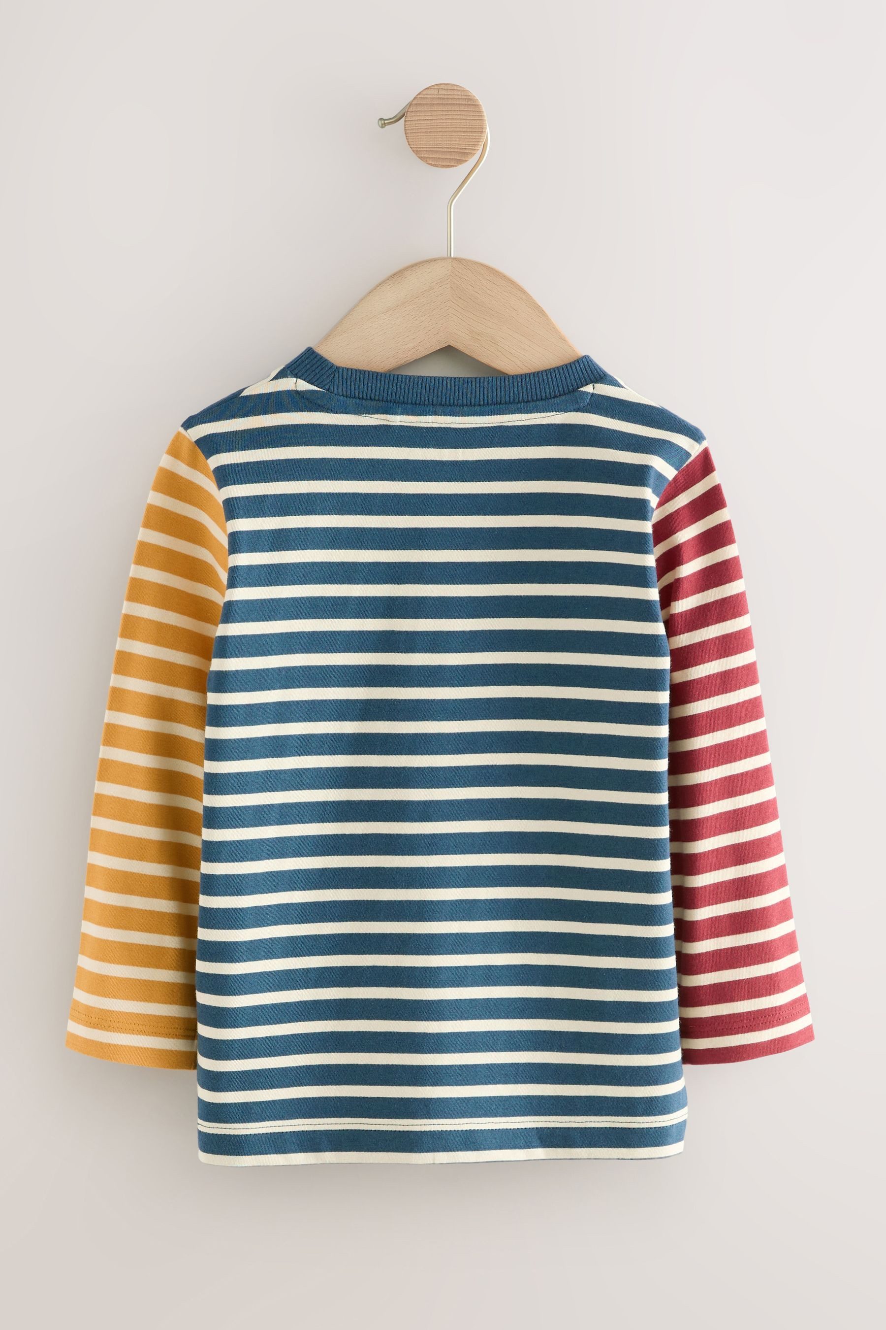 Next Langarmshirt Langärmeliges Shirt mit Streifen günstig online kaufen