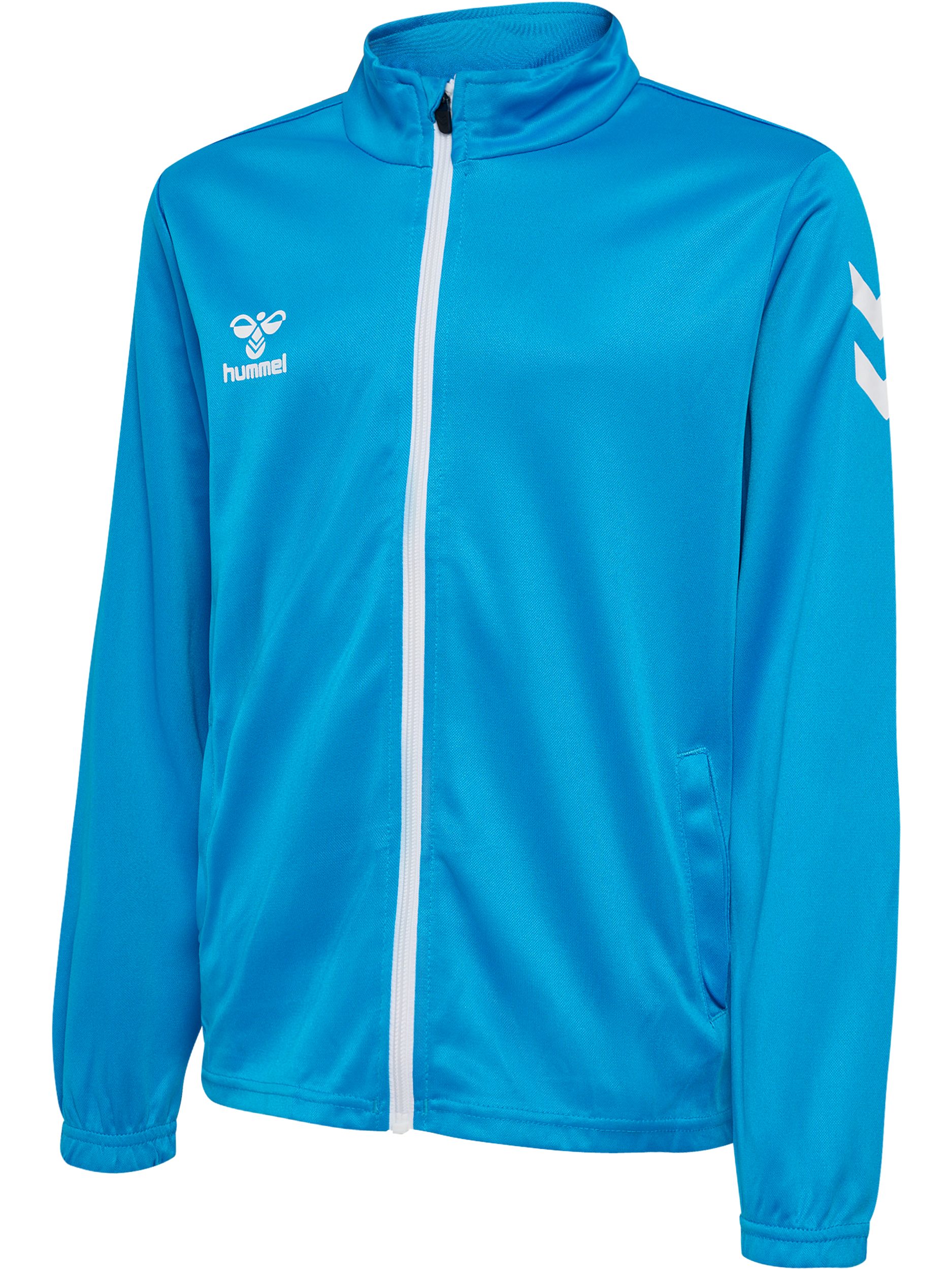 hummel Trainingsanzug HMLLOGO SUIT KIDS (2-tlg), für Kinder und Jugendliche, zweiteiliges Set mit Jacke und Hose