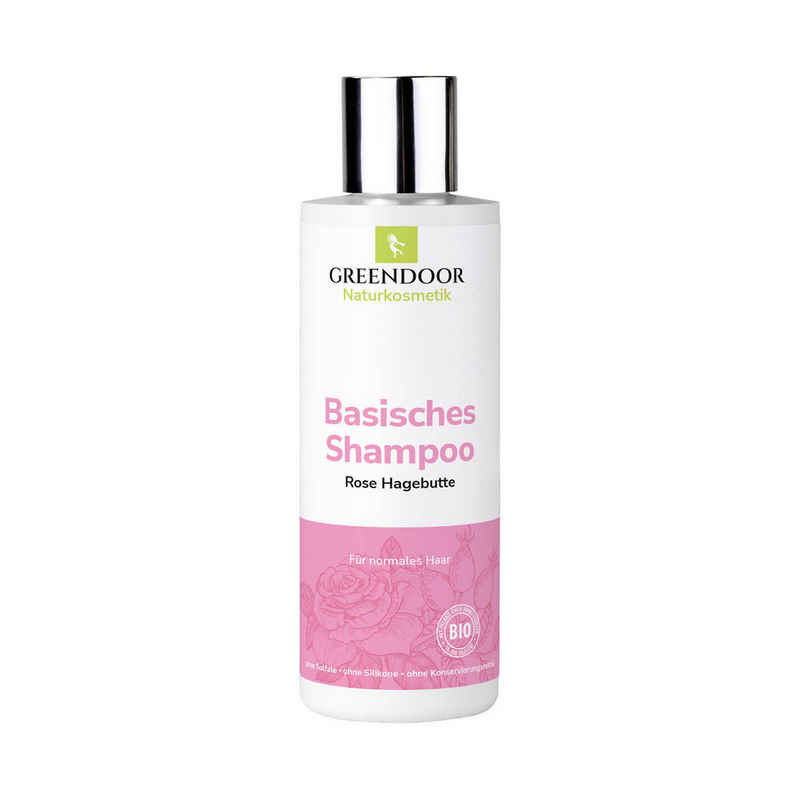 GREENDOOR Duschgel Basisches Shampoo Rose Hagebutte