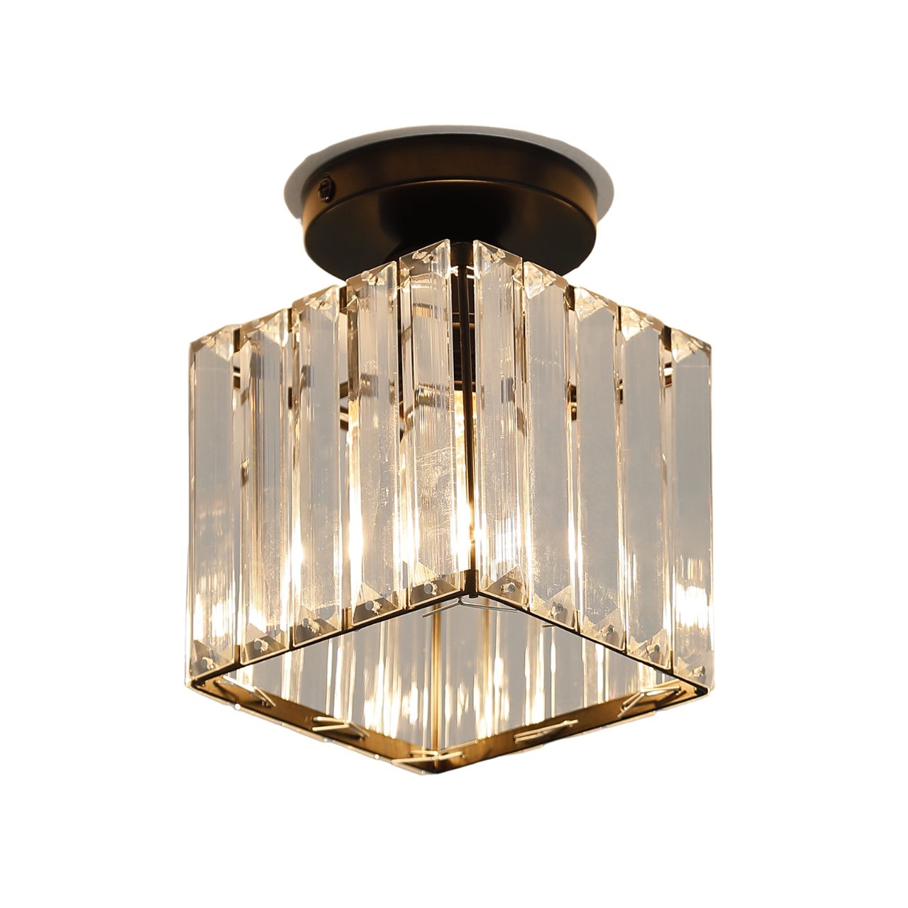 Riserva Dekolicht Kristall Innenlampe, Wohnzimmer Deckenlampe, günstig online kaufen
