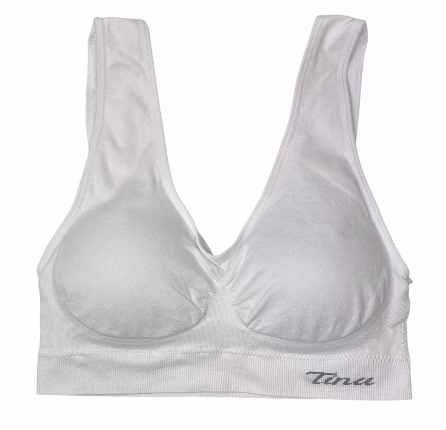 Dekker Bustier "Princess Dessous " Seamless Bustier/BH super Passform gefütterte Cup (Packung, 2 Stück) Logogschriftzug "Tina"