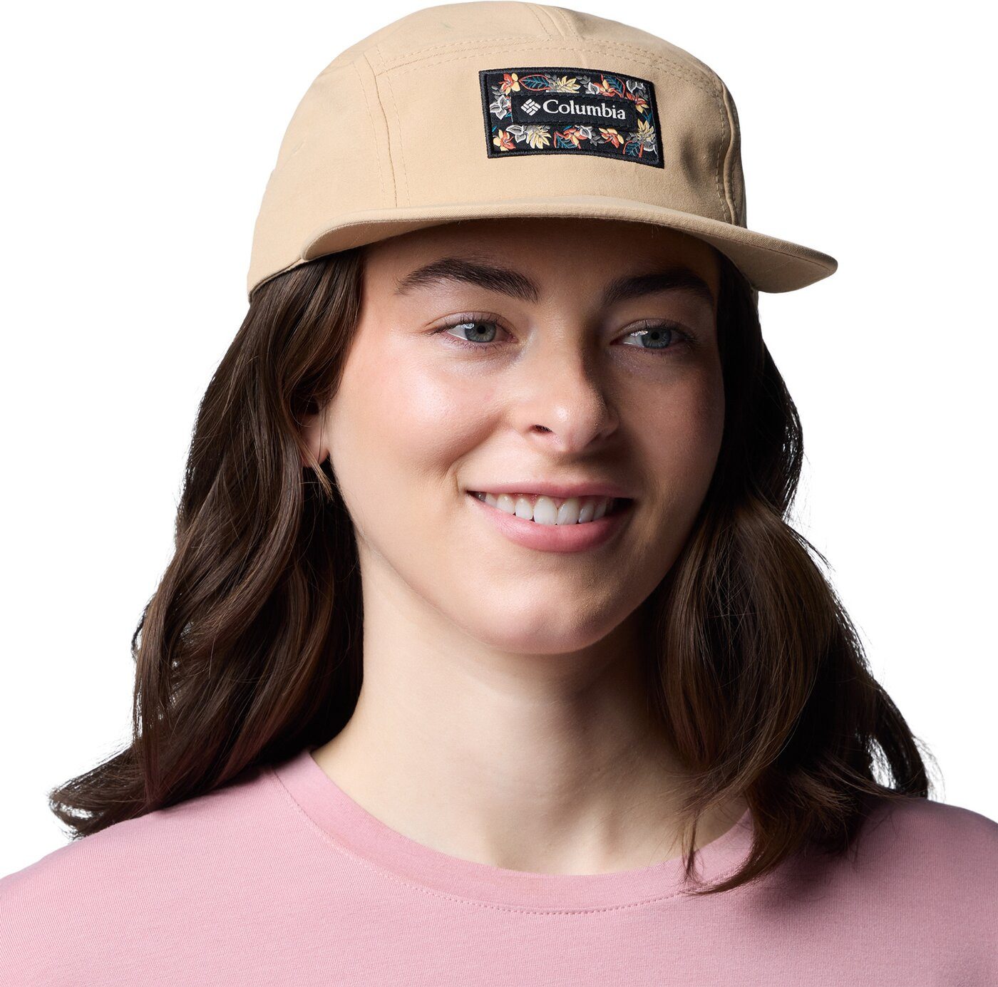 Columbia Bommelmütze Creek Side 5 Panel Hat Canoe, Tawny Buff