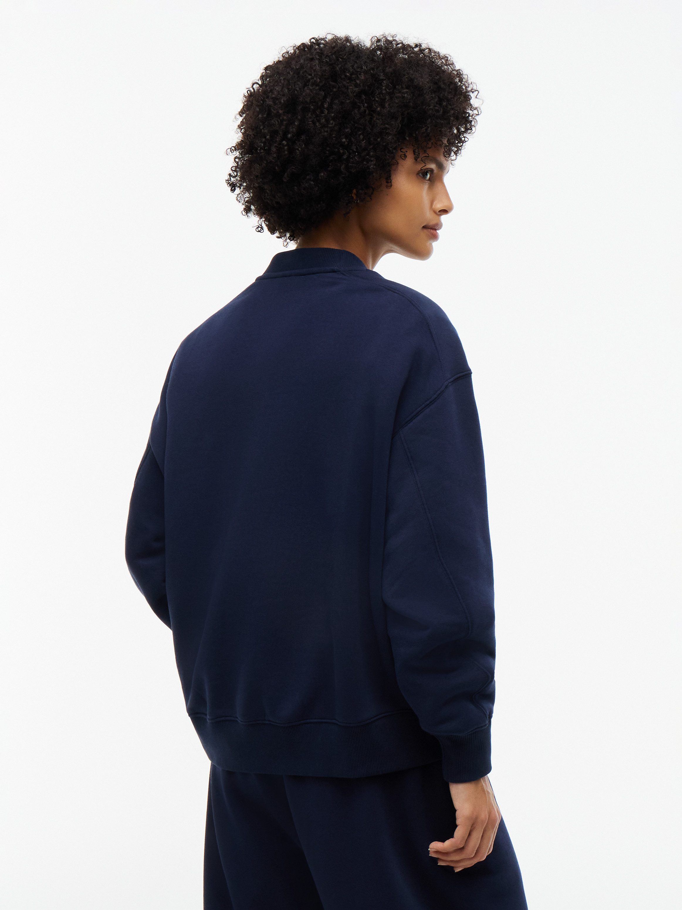 Tommy Hilfiger Sweatshirt VARSITY FLOCK RLXD SWT Baumwollmischung, relaxed fit – Bild 3 von 5
