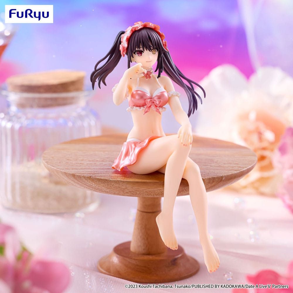 FuRyu Erotik-Actionfigur Date A Live V Noodle Stopper PVC Kurumi Tokisaki Swimsuit 15 cm