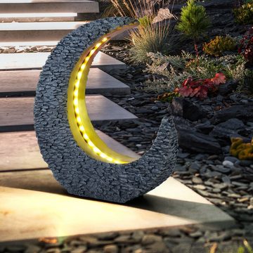 Globo Gartenleuchte, LED-Leuchtmittel fest verbaut, Warmweiß, Gartendeko Solarlampen für Außen Tischdeko Gartentisch Garten