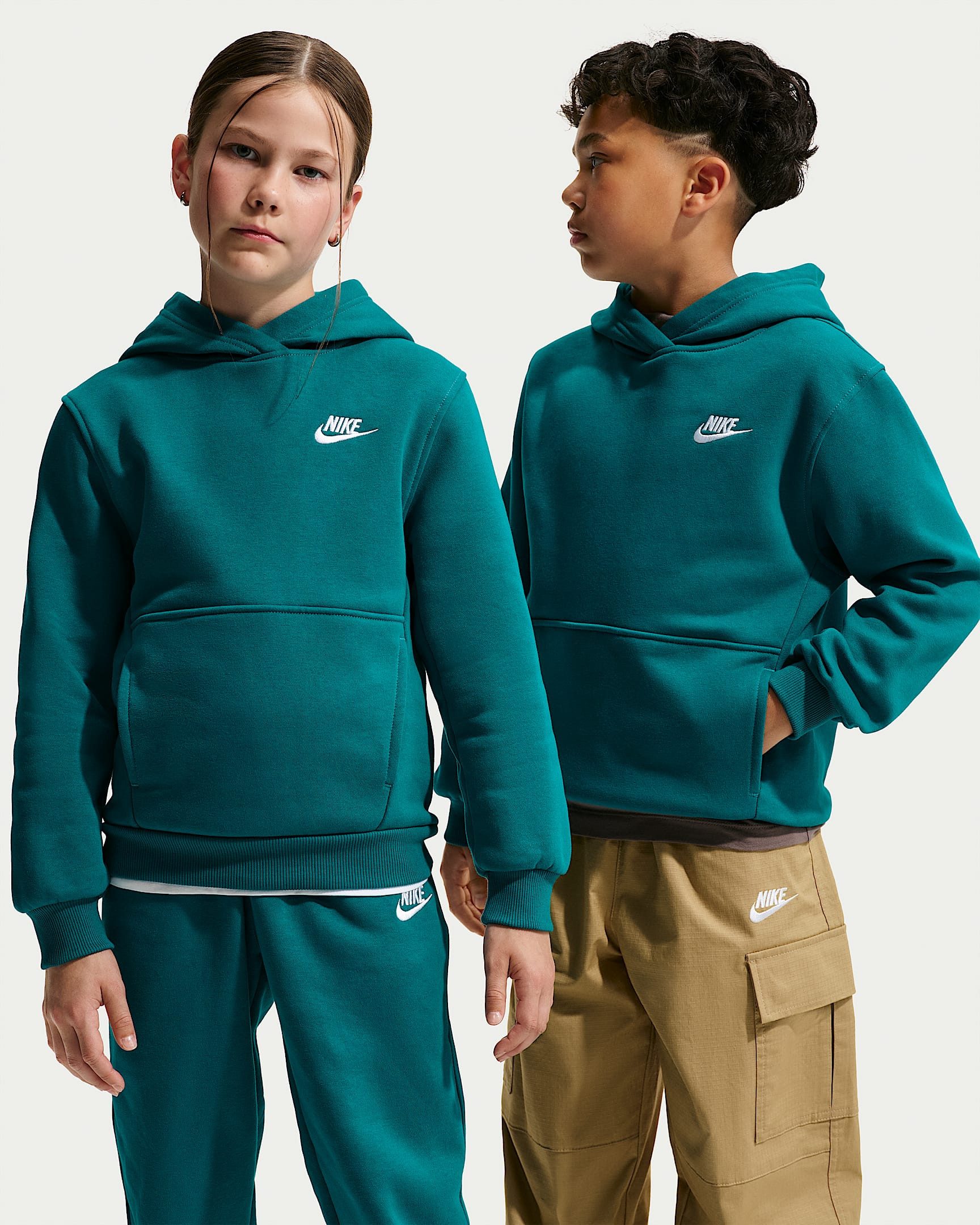 Nike Sportswear Kapuzensweatshirt K NSW CLUB FLC HDY LBR Für Kinder und Jugendliche