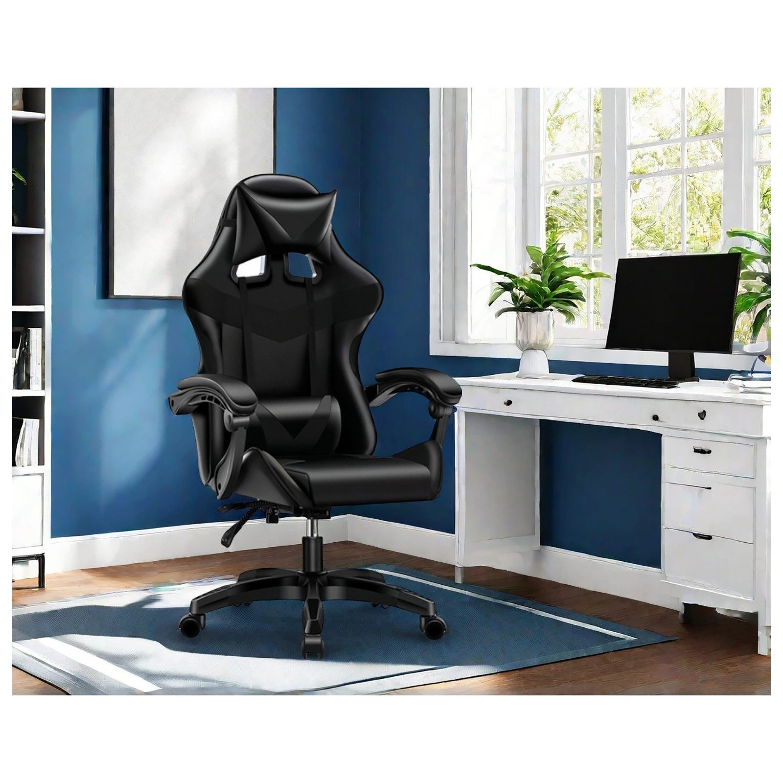 HTI-Living Drehstuhl Bürostuhl Schwarz Krit Power (Stück, 1 St), Gaming Stu günstig online kaufen