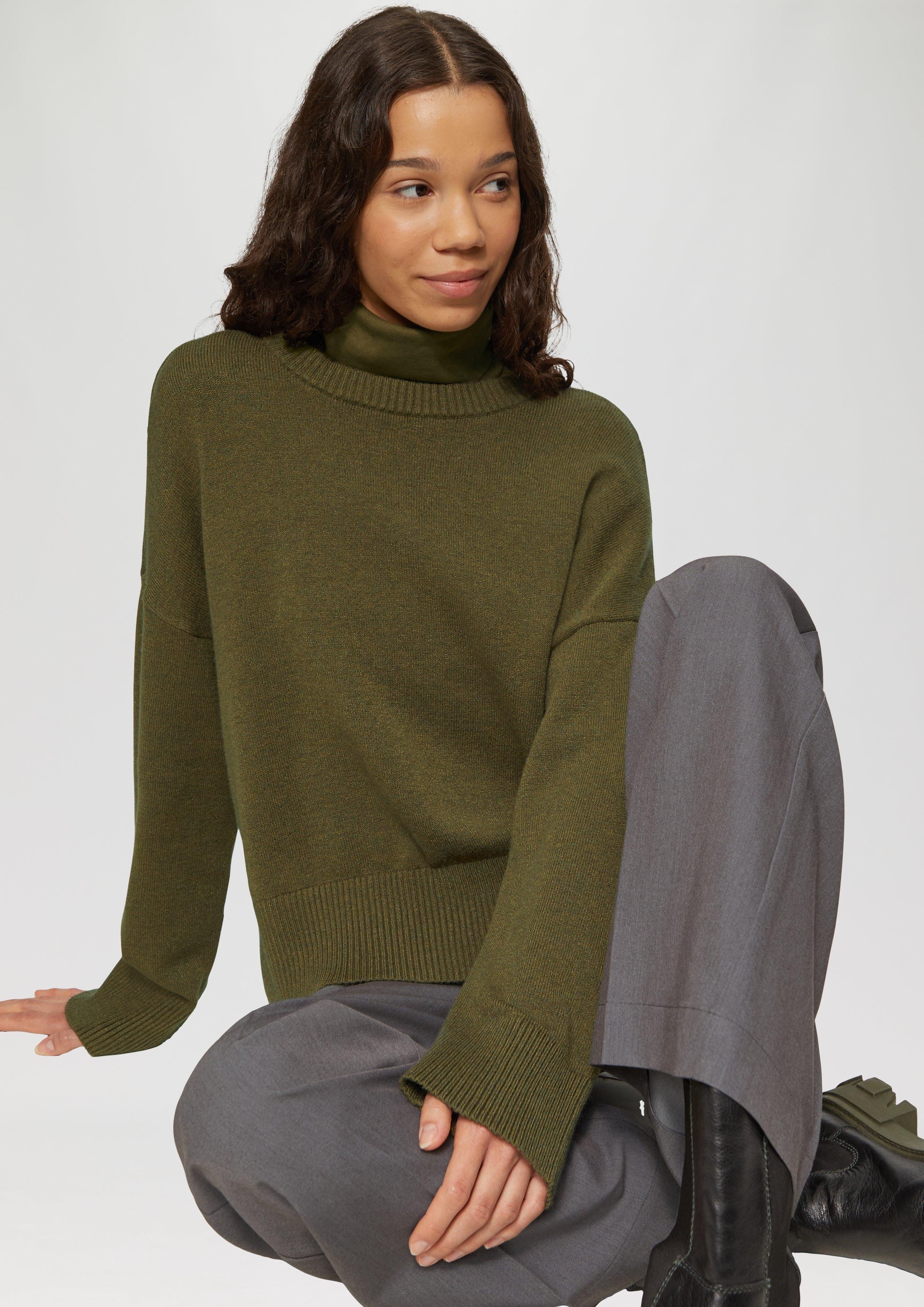 QS Strickpullover Weicher Strickpullover mit seitlich günstig online kaufen
