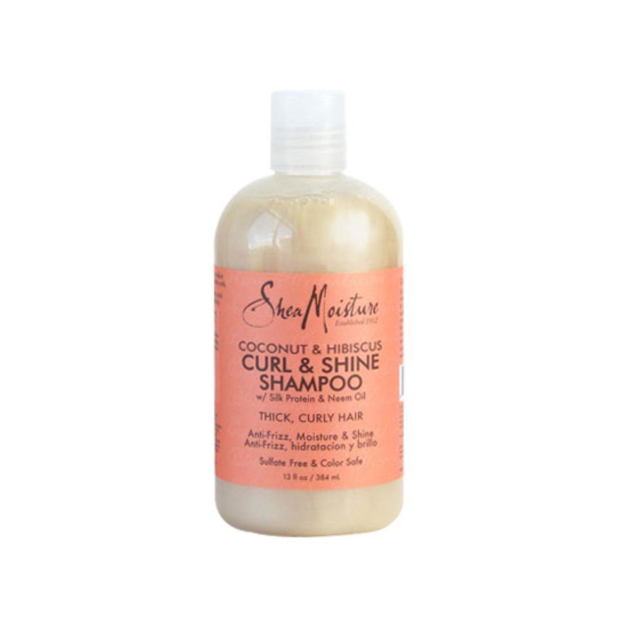 Haarshampoo Shea Moisture Coconut Hibiscus Curl Shine Shampoo 384ml