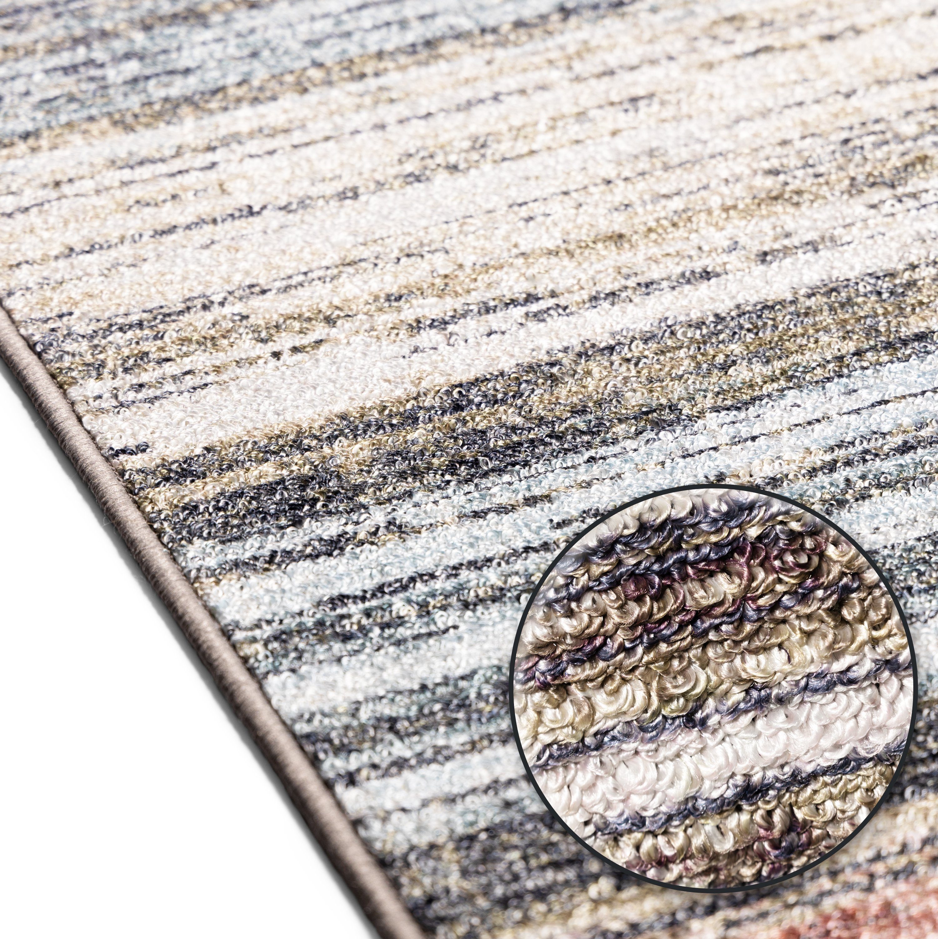 Karat Teppich Teppich-Läufer Cudillero, Moderner Wohnteppich
