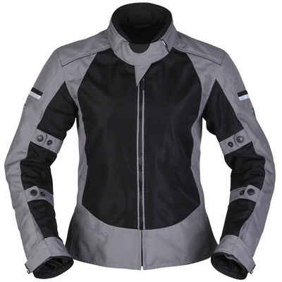 Modeka Motorradjacke Modeka Veo Air Lady Textiljacke Damen schwarz/grau 34