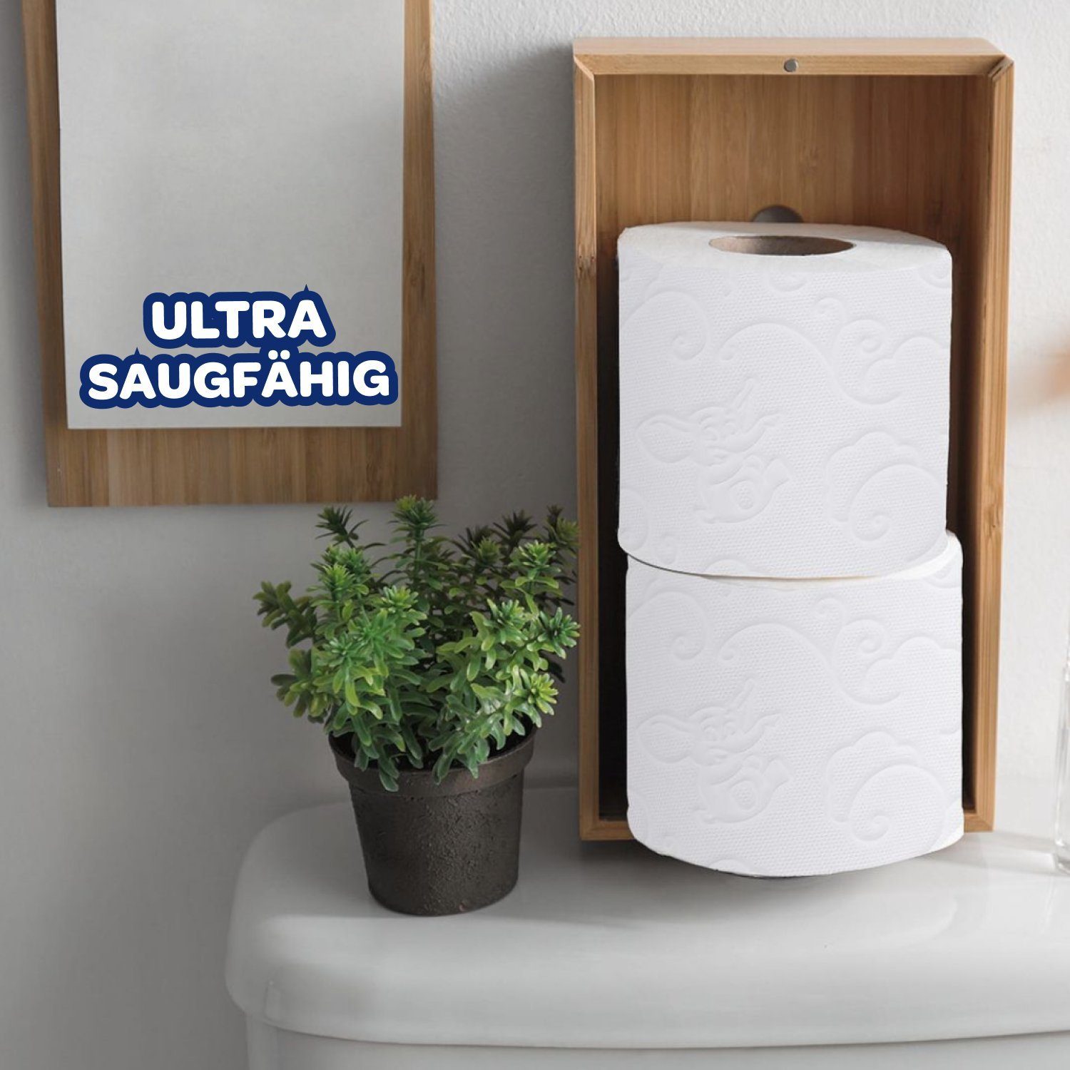 SELPAK Toilettenpapier Deluxe 3-lagig, Toilet Paper, 96 Rollen (3 x 32 Rollen) (96-St)