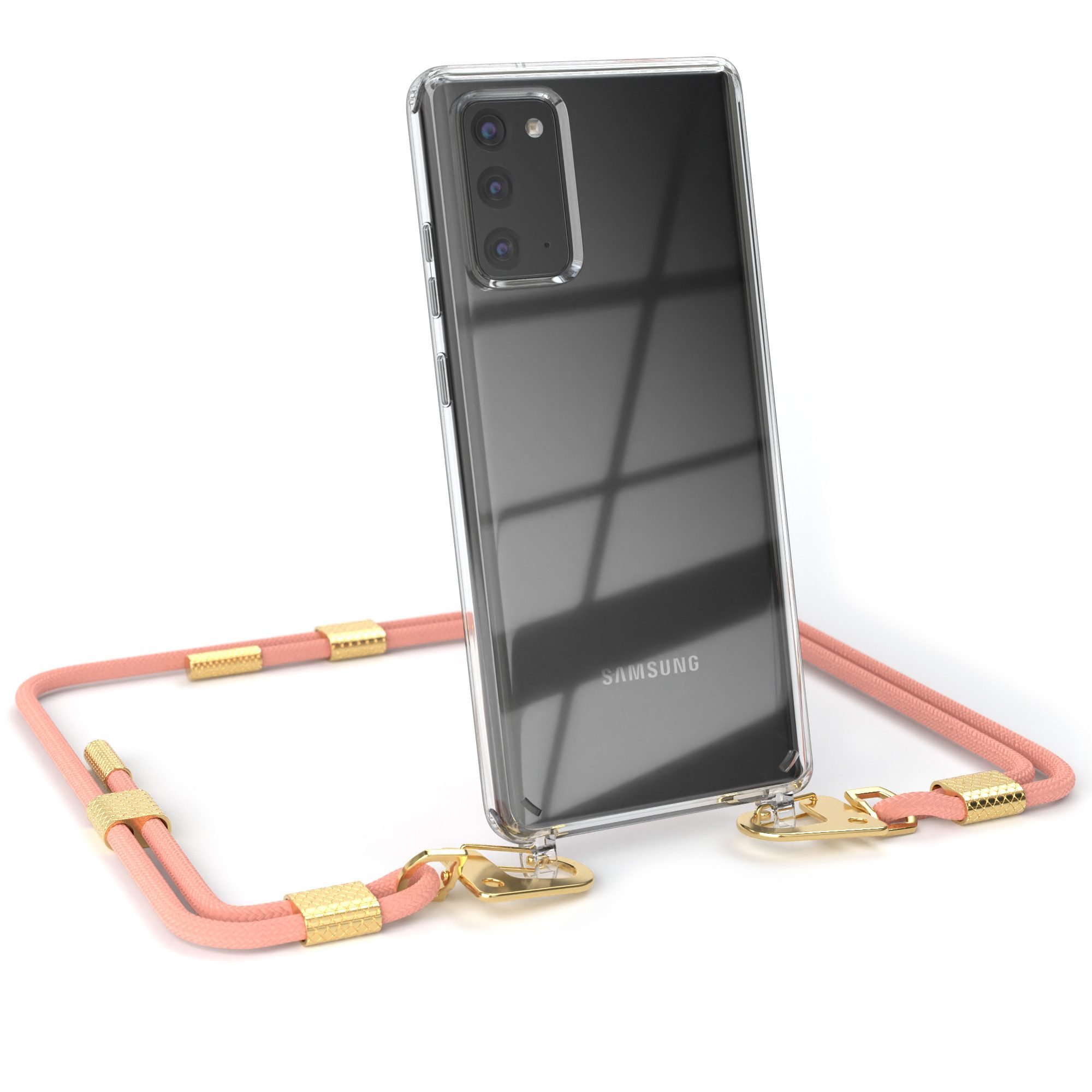 Handykette Silikonhülle mit Kette für Galaxy Note 20 / 5G