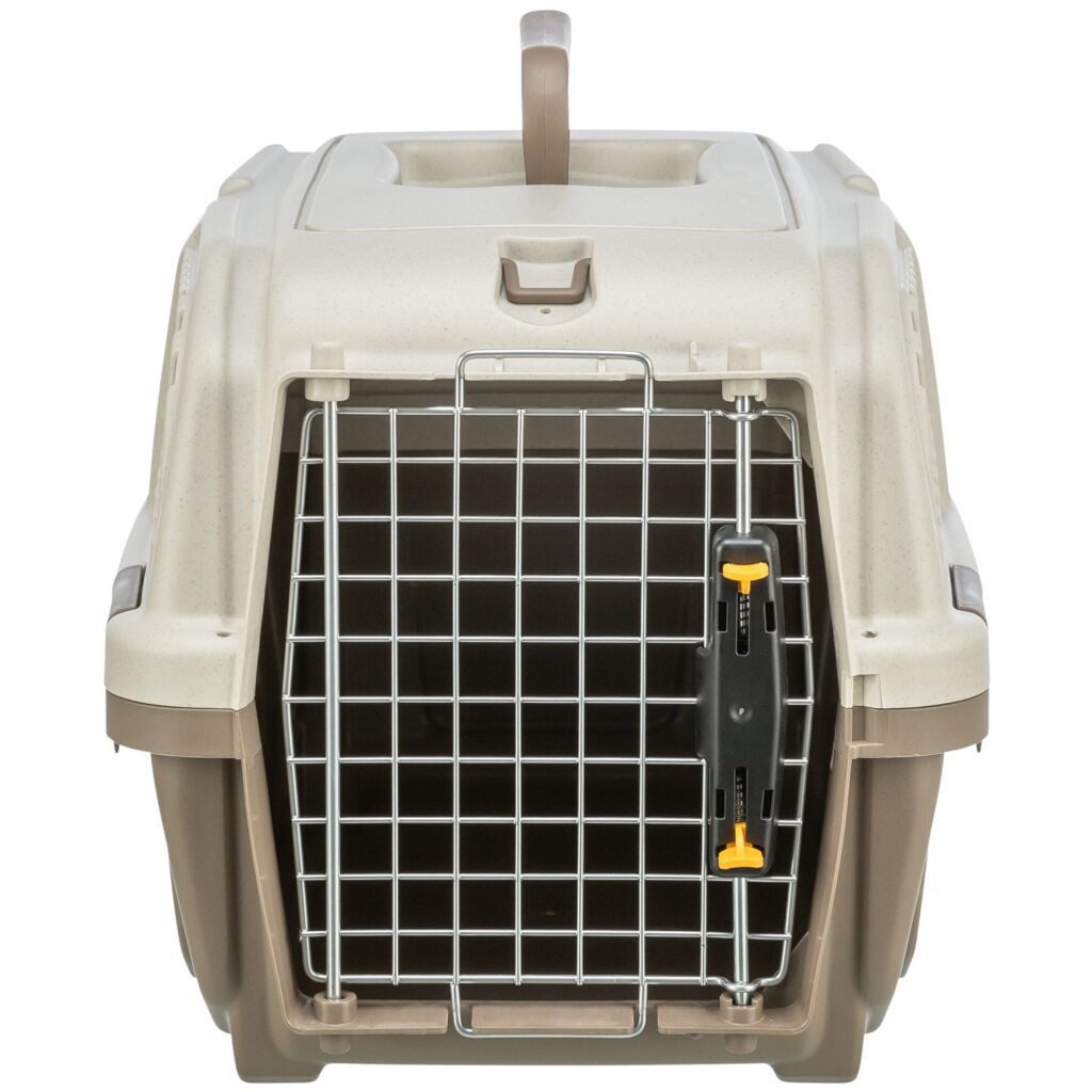 TRIXIE Tiertransportbox Transportbox Skudo - taupe/sand - 30 × 32 × 49 cm