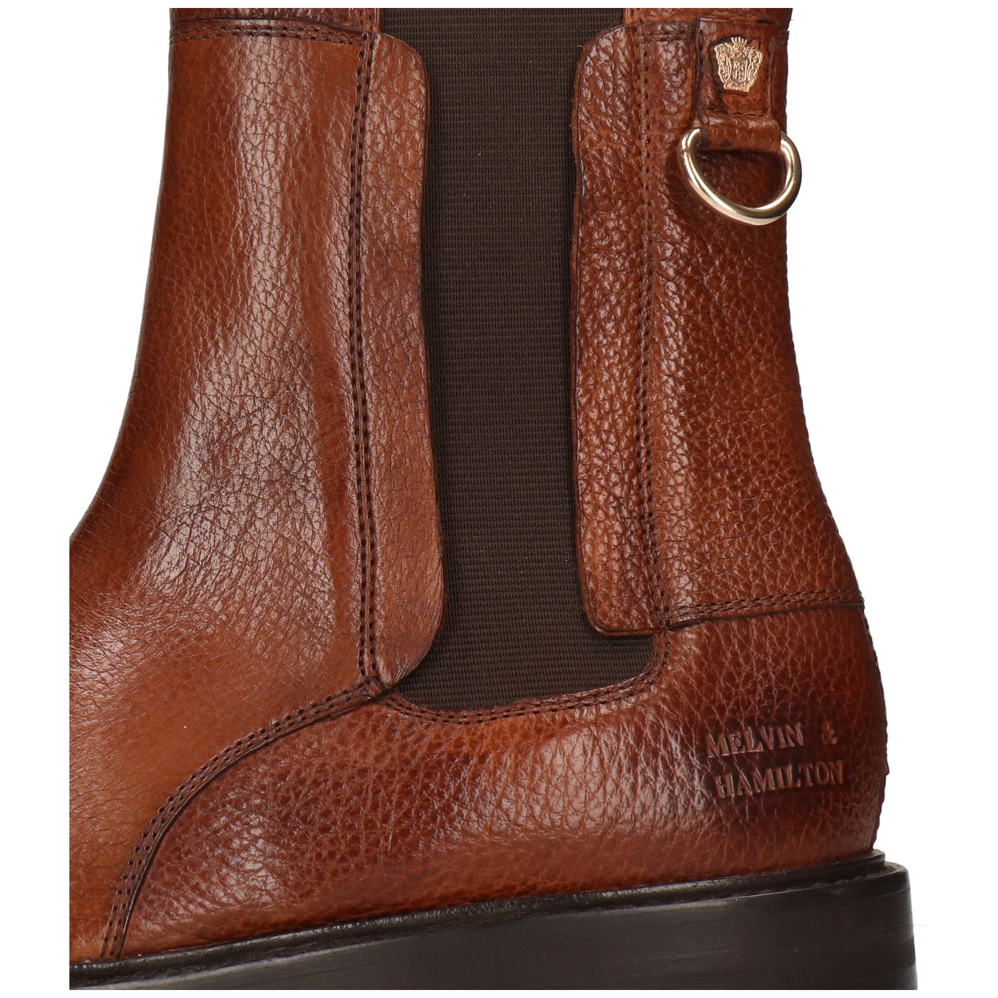 Melvin & Hamilton Maria 15 Leder-Stiefeletten für Damen Stiefelette Flache Absätze, Echtes Leder, Vegetabile Gerbung