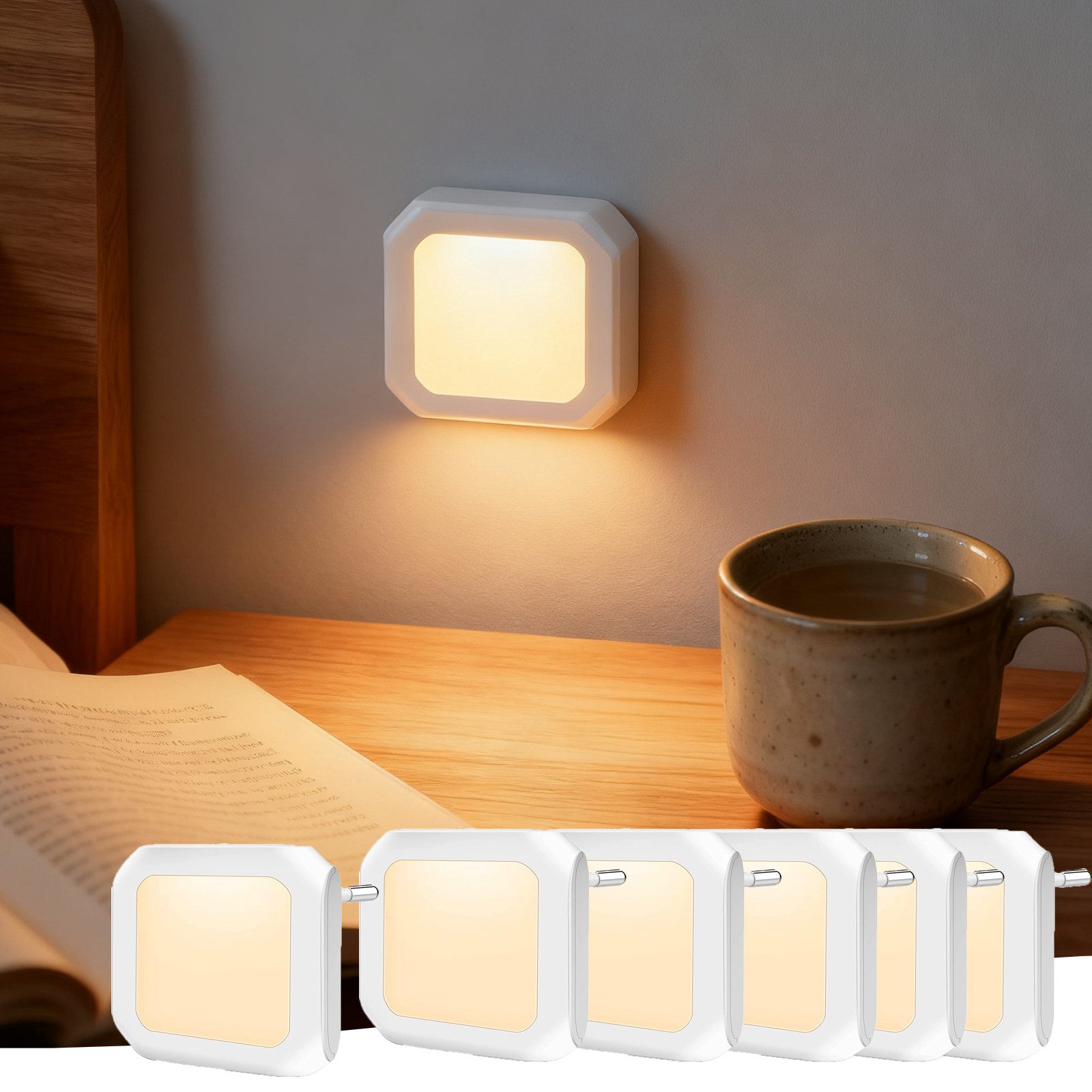 MUPOO LED Steckdosenleuchte LED Nachtlicht,LED-Schrankleuchte,LED Nachtlamp günstig online kaufen