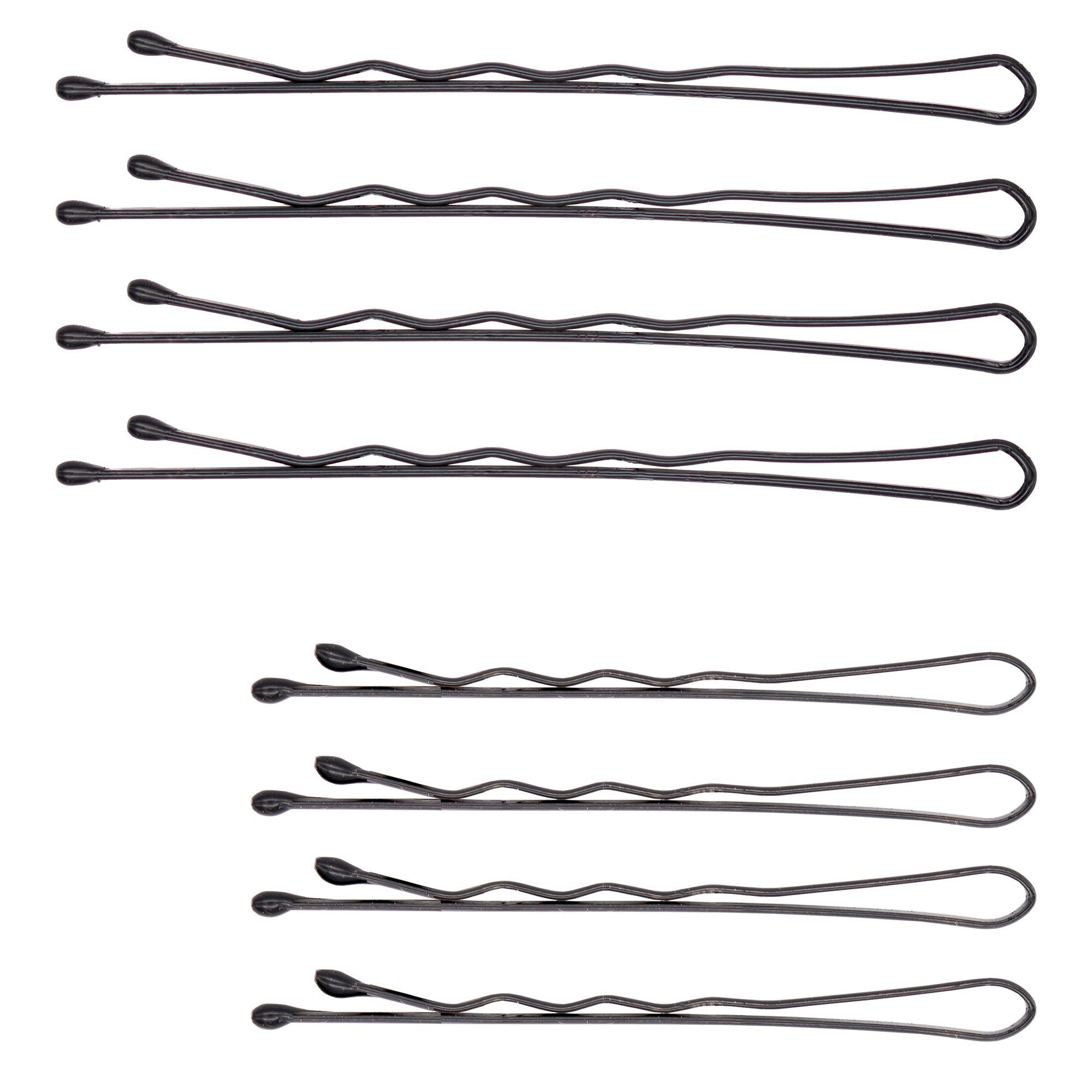 BENSON Haarstyling-Set 200x Haarklemmen Haarnadeln Bobby Pins, 200-tlg., Haarclip, Haarspange, Haarklammern