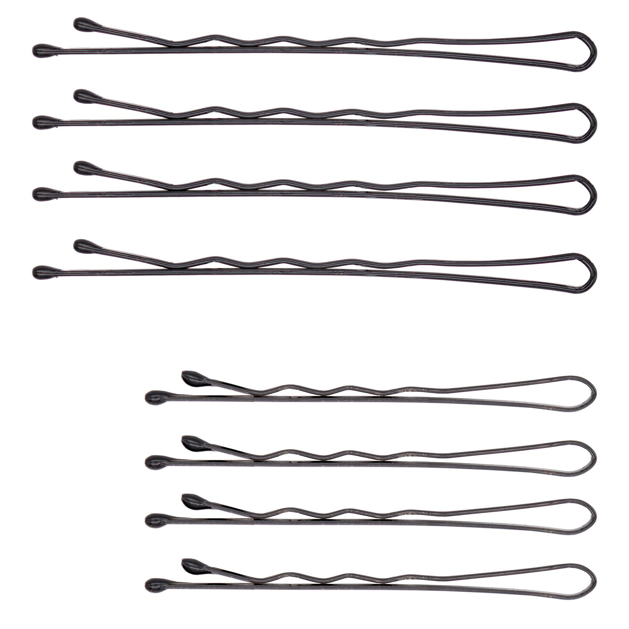 Haarstyling-Set 200x Haarklemmen Haarnadeln Bobby Pins, 200-tlg., Haarclip, Haarspange, Haarklammern