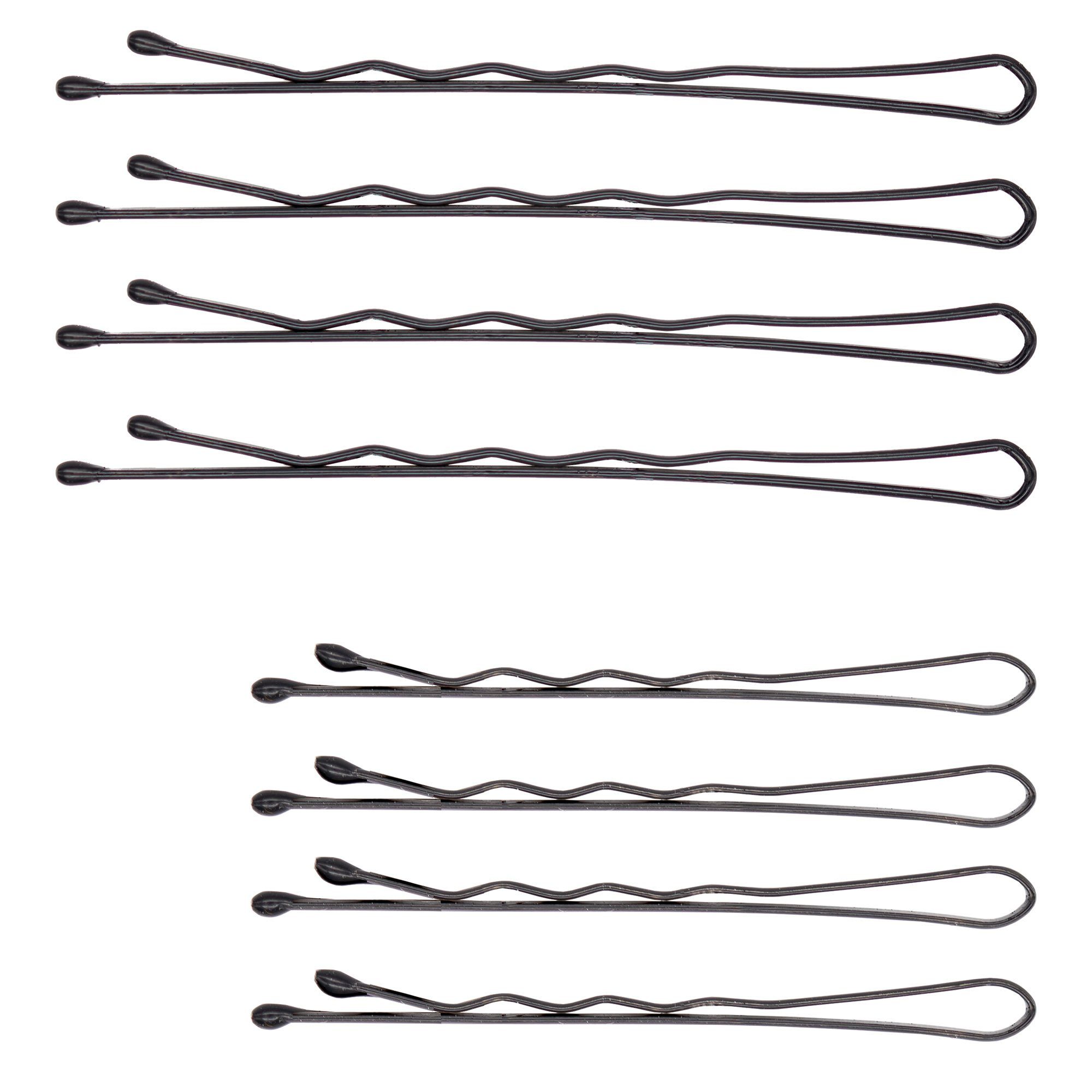 BENSON Haarspange 200x Haarklemmen Haarnadeln Bobby Pins, 200-tlg., Haarclip, Haarspange, Haarklammern