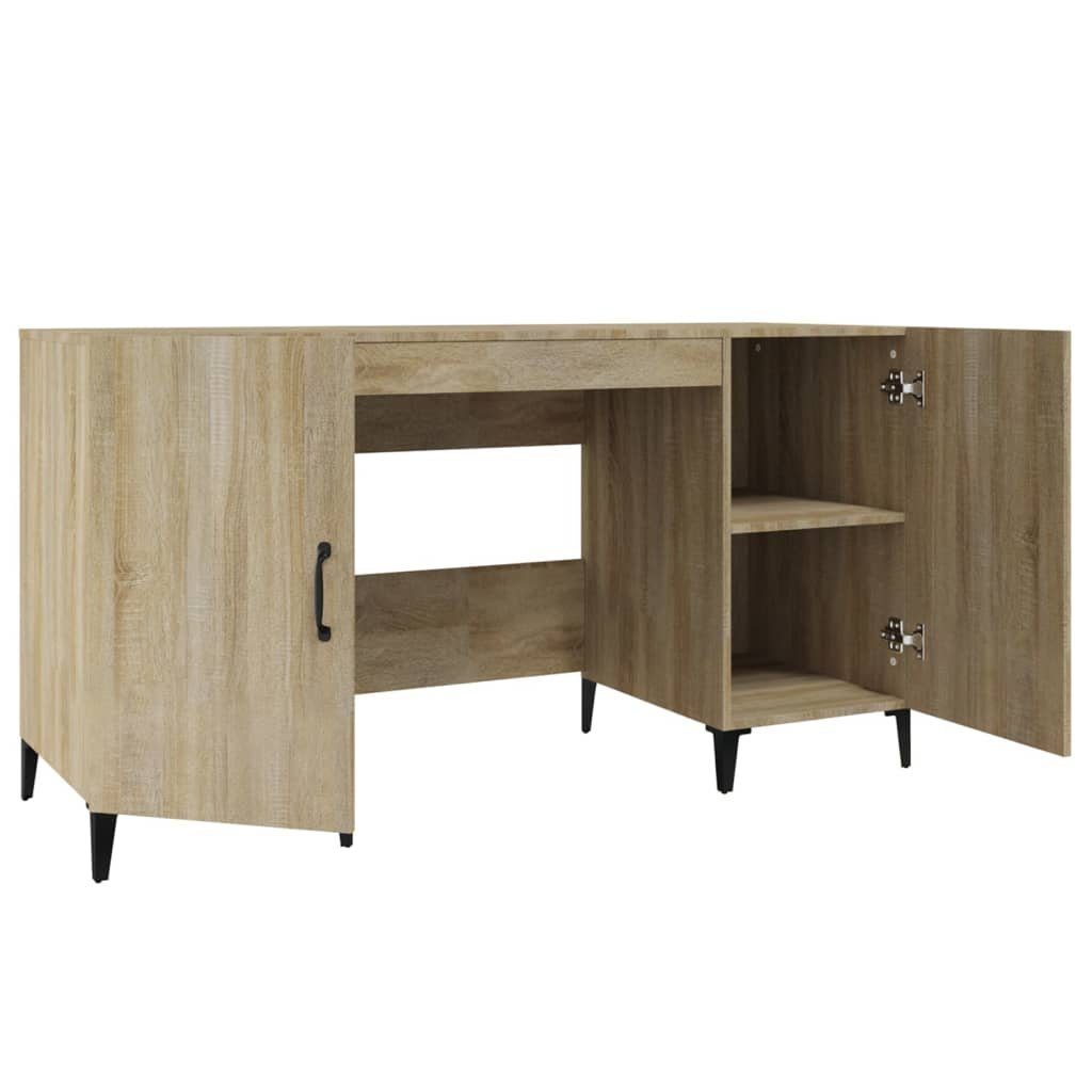 Schreibtisch furnicato Sonoma-Eiche cm Holzwerkstoff 140x50x75