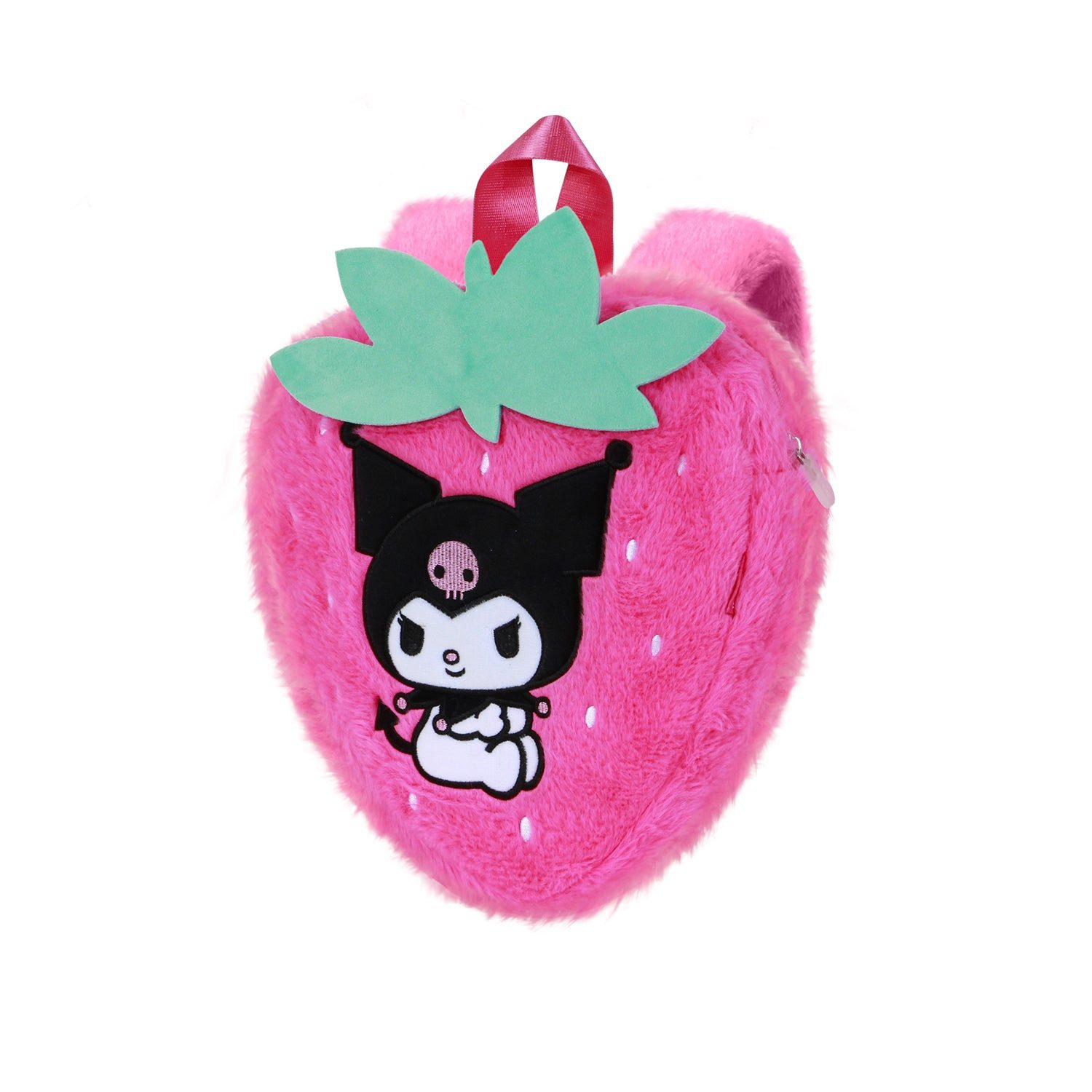 Karactermania Kinderrucksack Sanrio Hello Kitty Kuromi Strawberry Plüsch Rucksack für Kinder