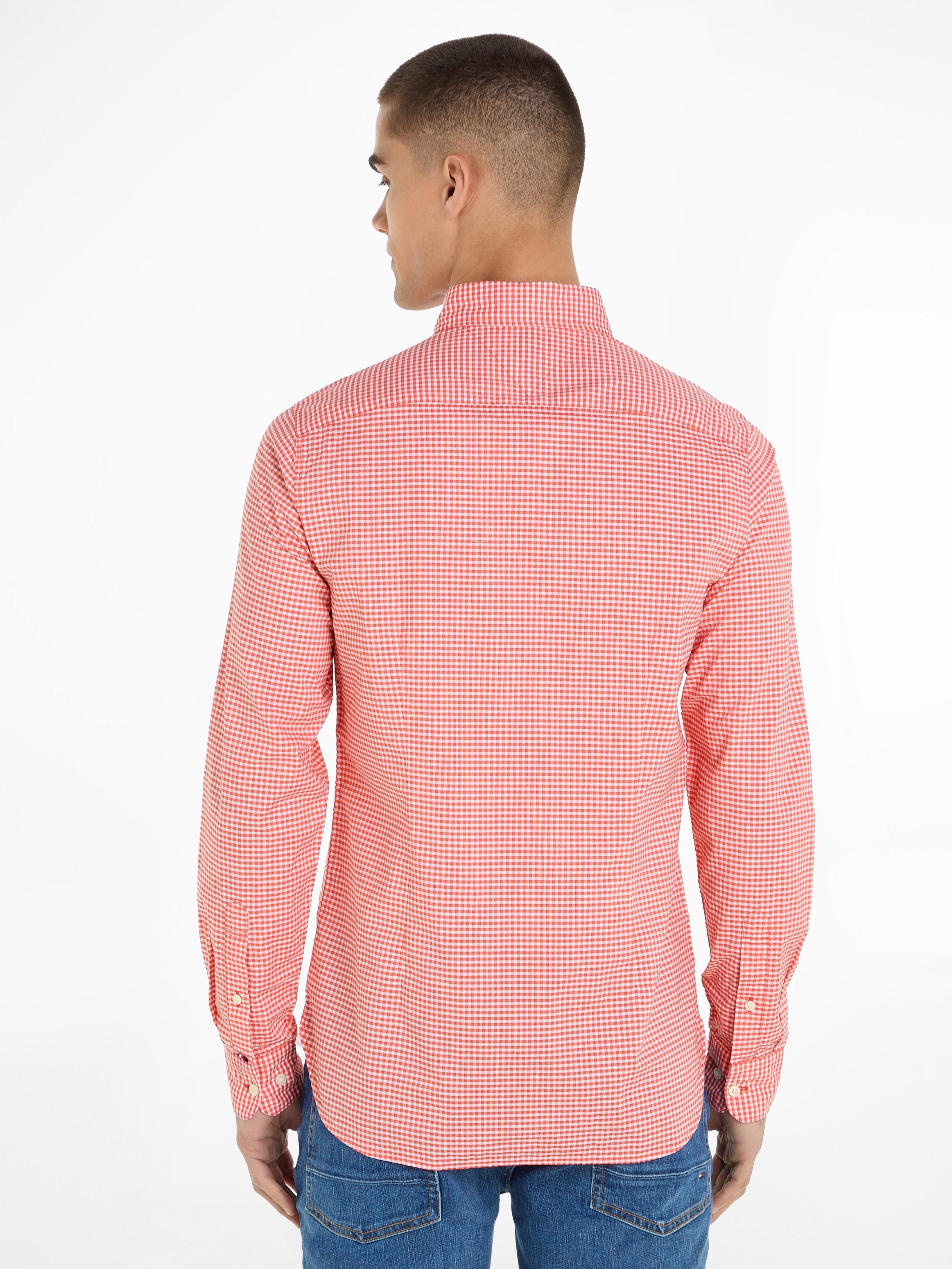 Tommy Hilfiger Karohemd FLEX TEXTURED GINGHAM günstig online kaufen