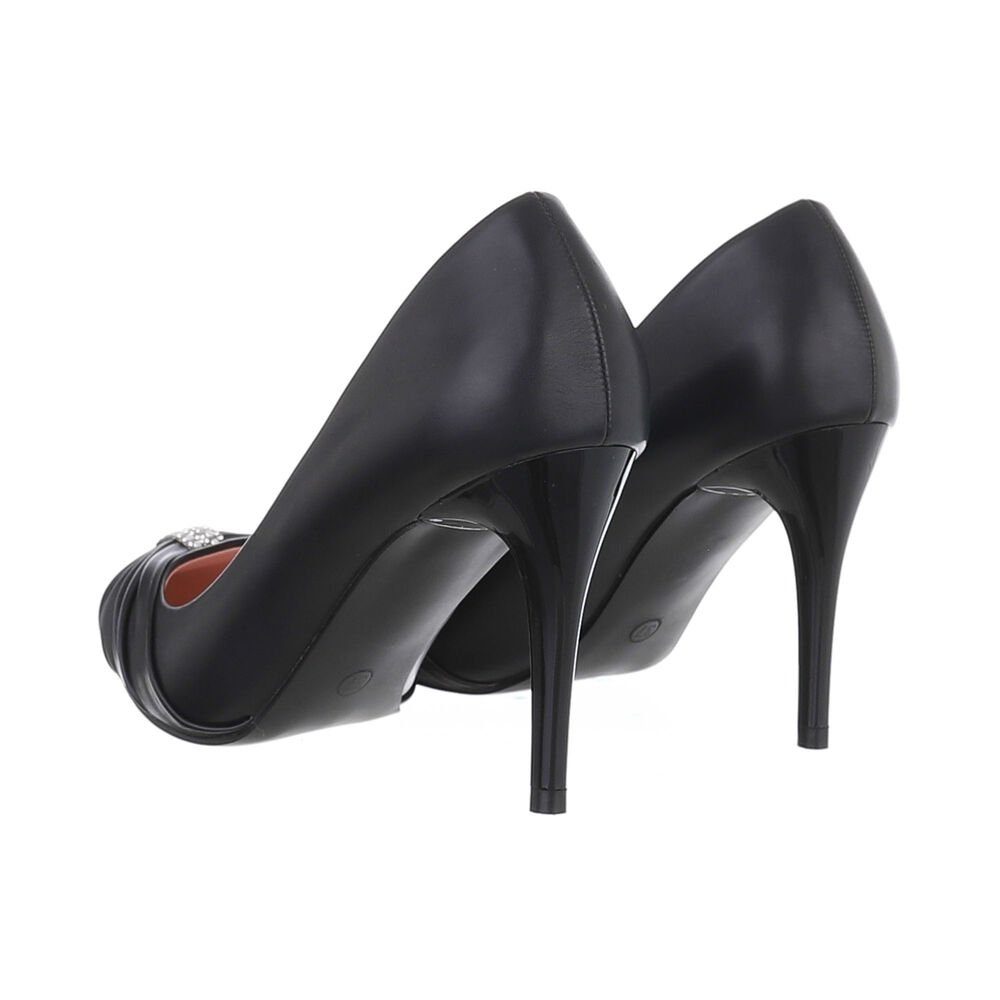 Ital-Design Damen Abendschuhe Elegant High-Heel-Pumps Pfennig-/Stilettoabsatz High Heel Pumps in Schwarz