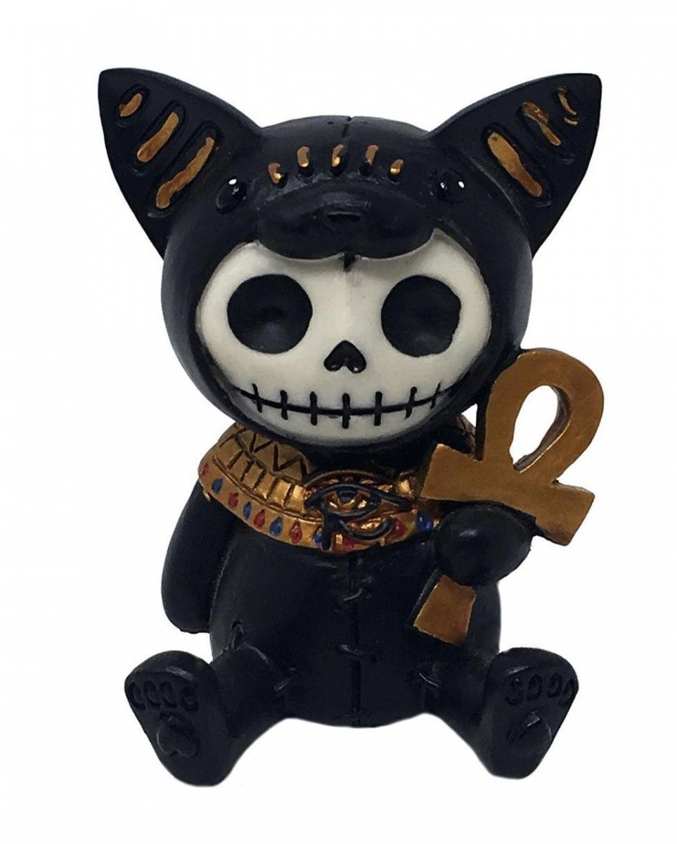 Horror-Shop Kleine Bastet die - Furrybones Figur Dekofigur Geschenkidee