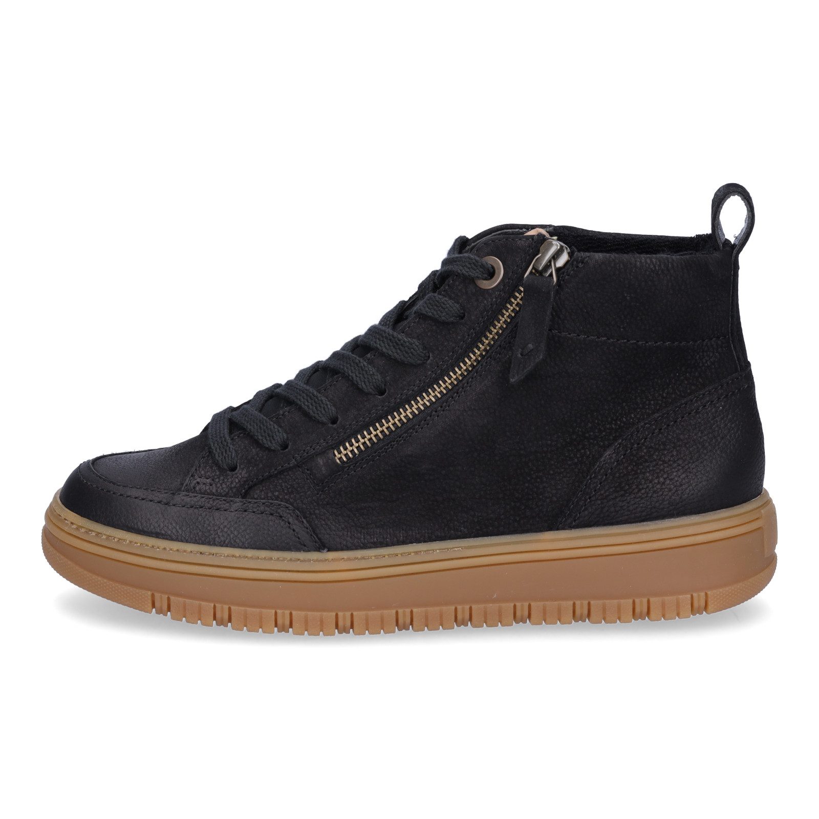 Paul Green Paul Green Damen High-Top Sneaker schwarz Sneaker