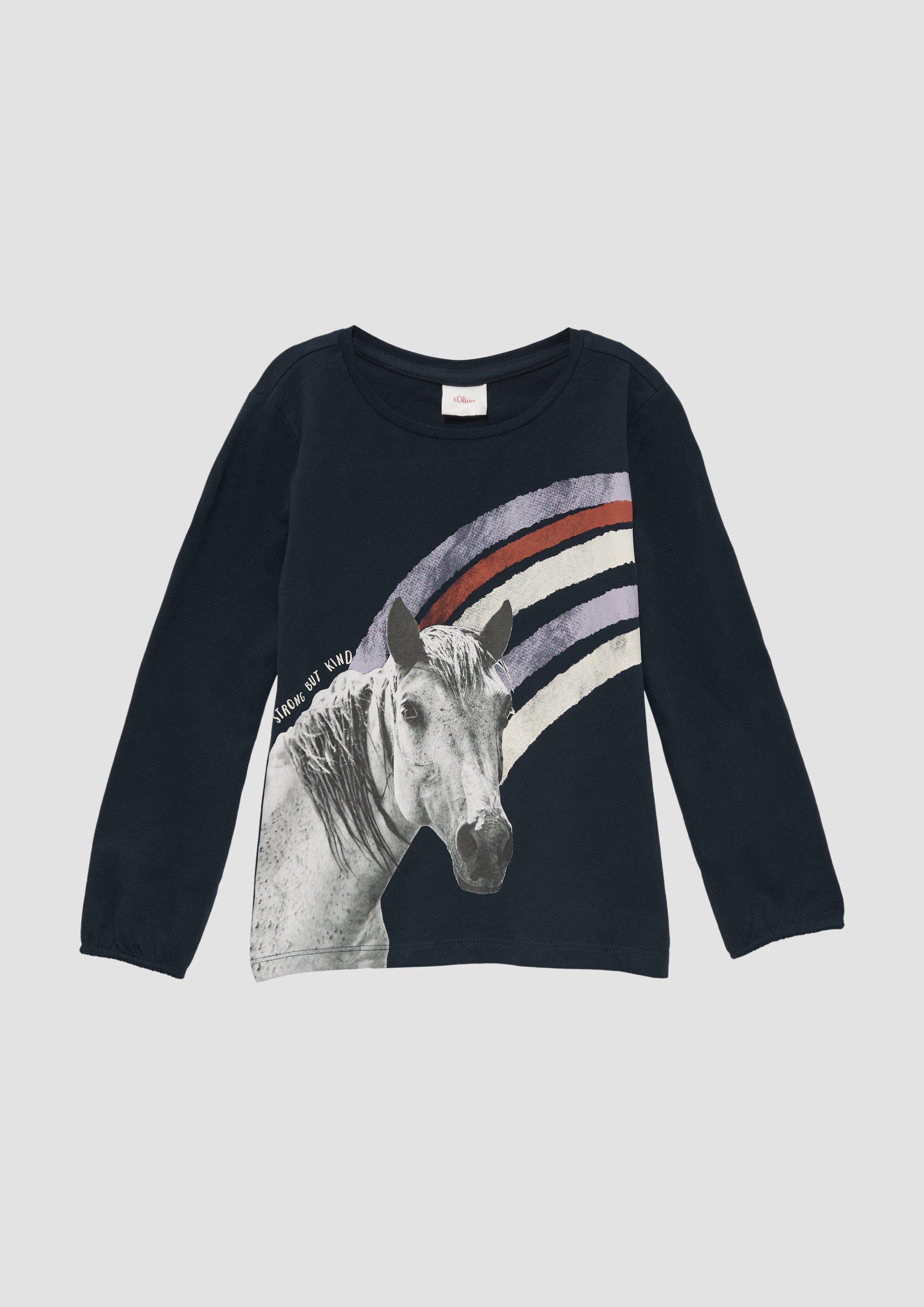 Langarmshirt Weiches Langarmshirt mit Fotoprint