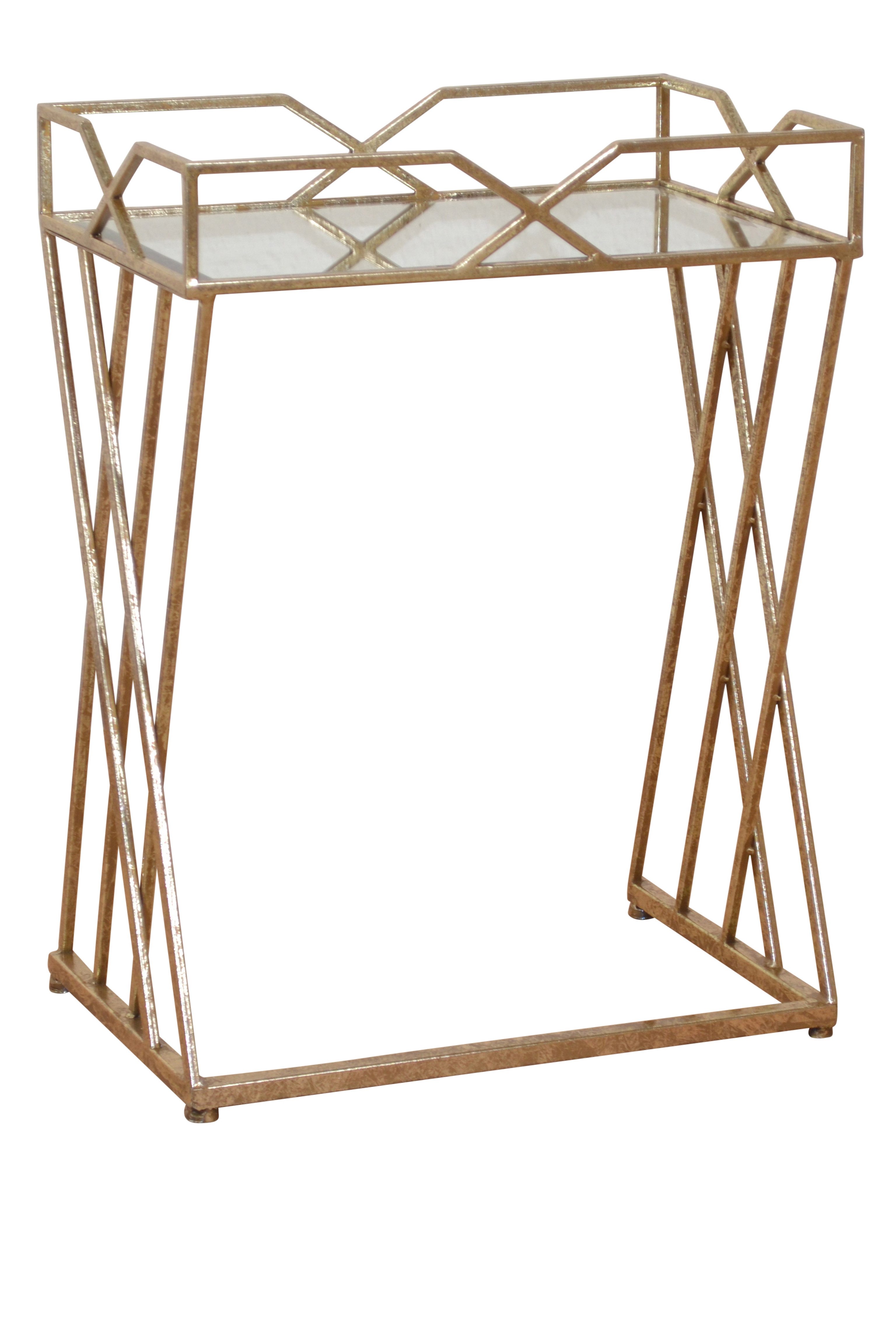 moebel-direkt-online Beistelltisch Konsolentisch Höhe 62 cm, Spiegelglaspla günstig online kaufen